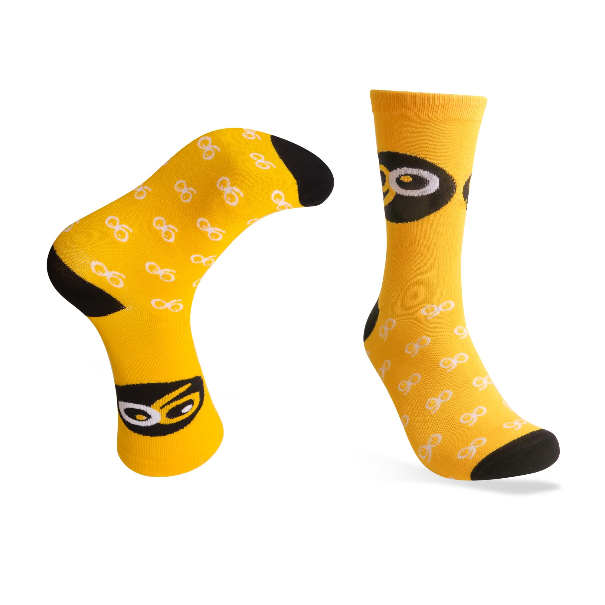 Crew Custom Pattern Woven Bamboo Socks - PCH504 Image