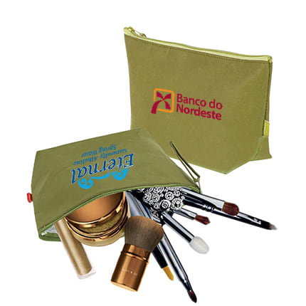 Washable Kraft Paper Cosmetic Bag(290x160x90mm)