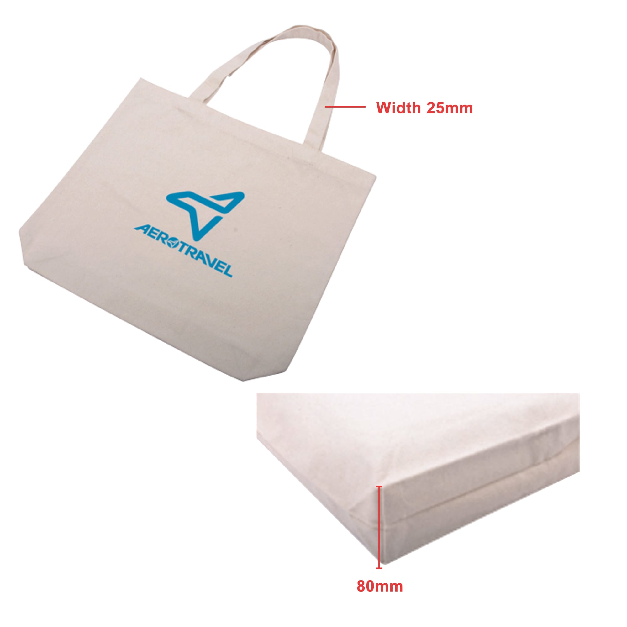 280gsm (10oz) Cotton Tote Bag