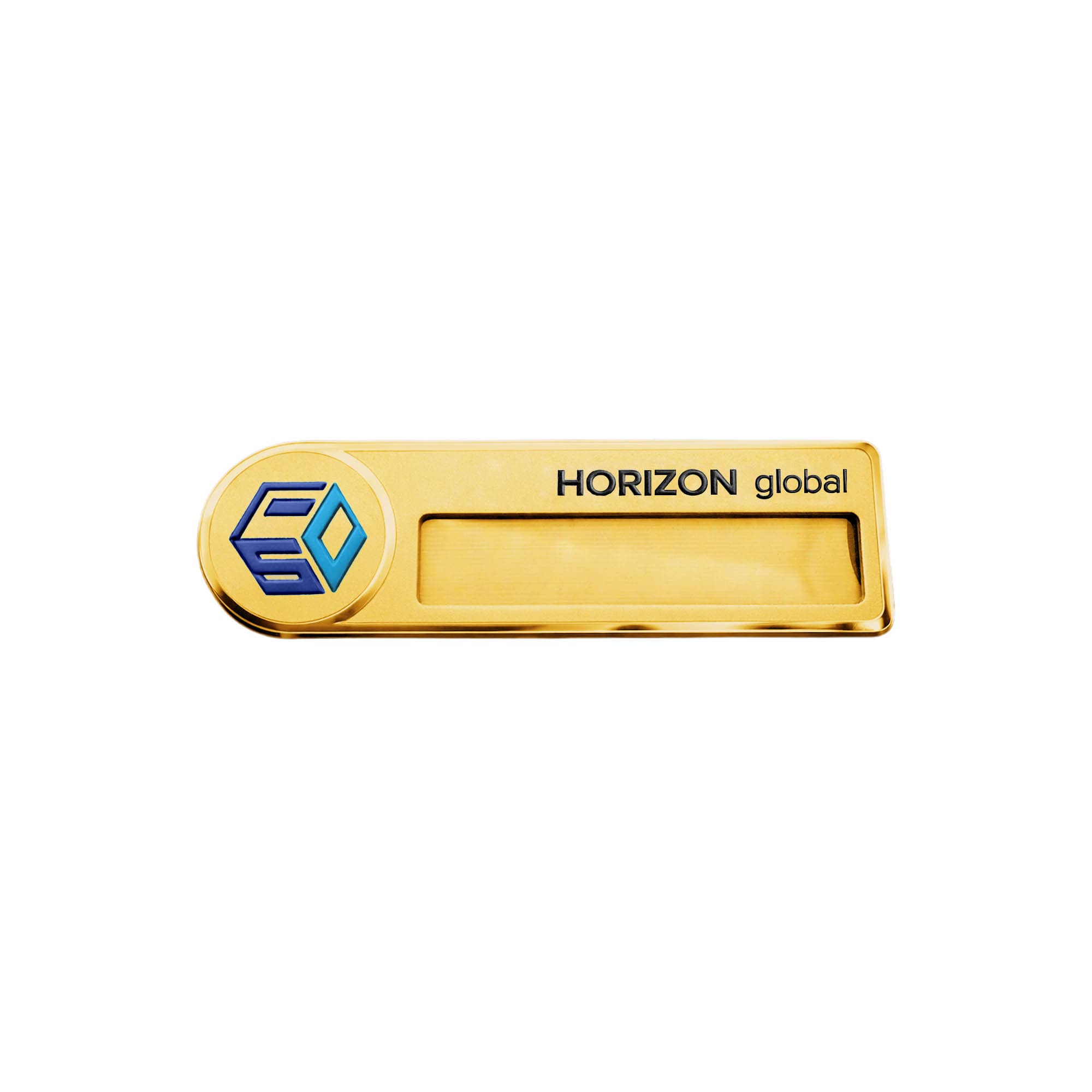 Alternative view of Custom Reusable Metal Name Badge