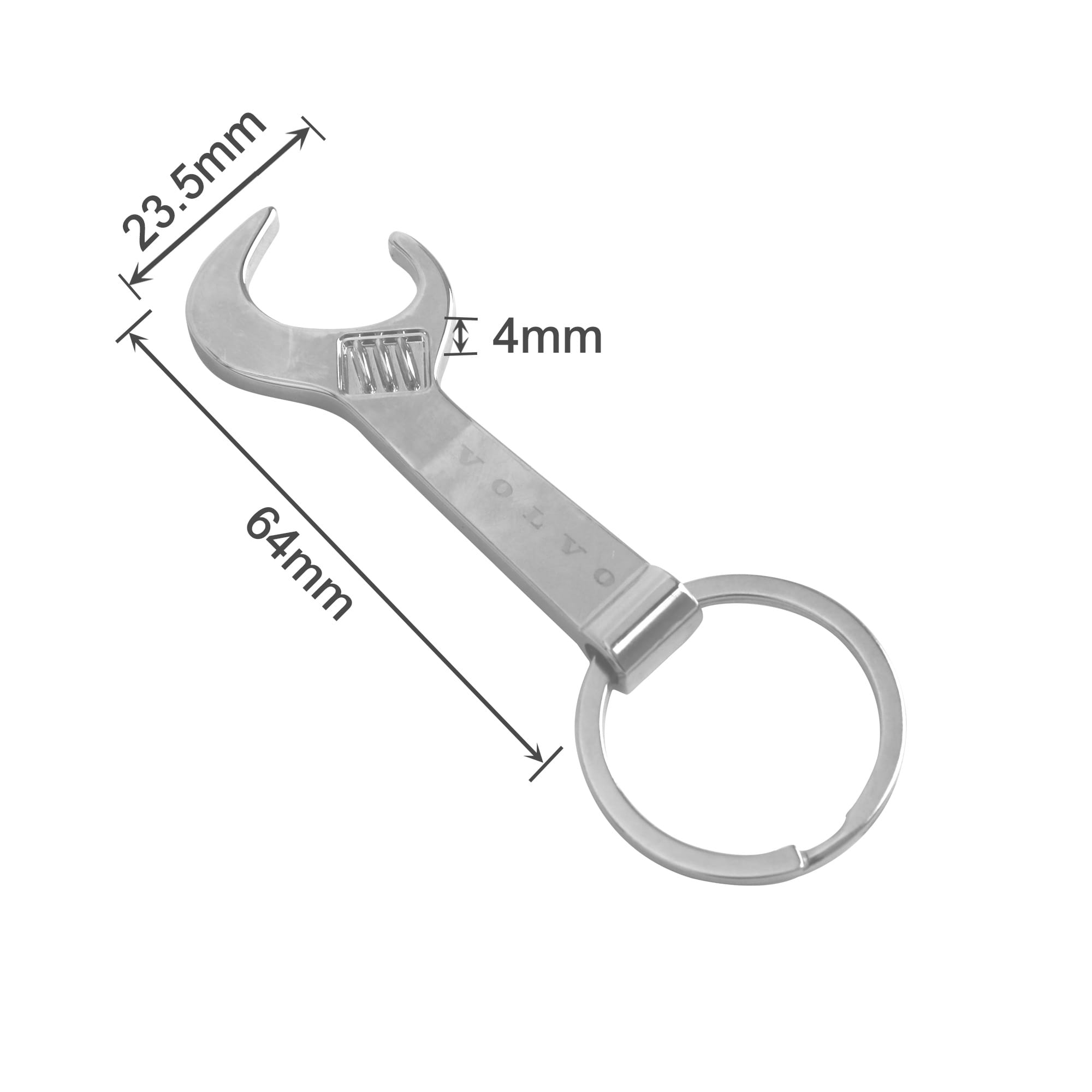 Alternative view of Wrench Metal Keyring Bottle Opener