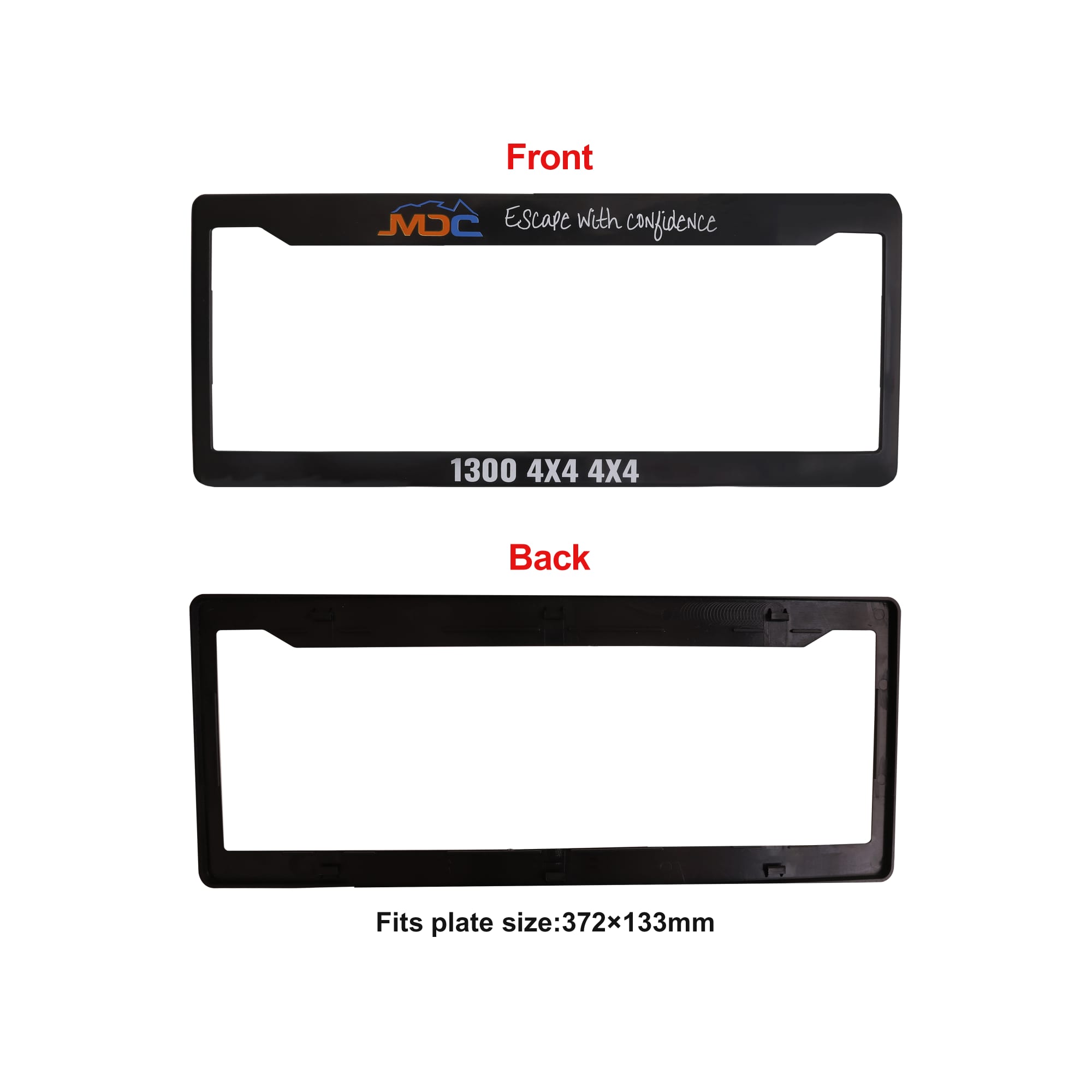 Plastic Licence Plate Frame - PXL050 Image 
