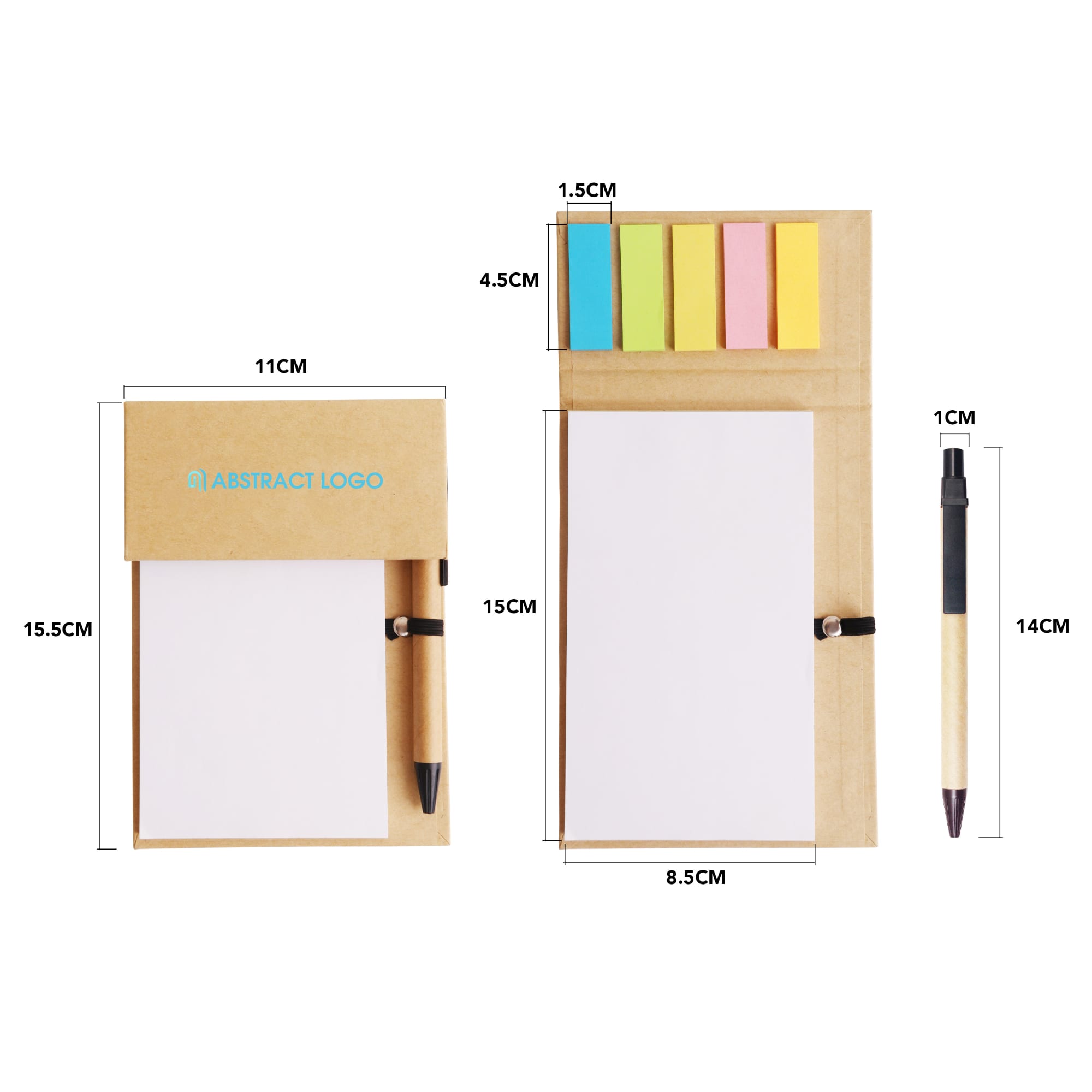 Memo Pad with Ballpoint Pen - PXS017 Image 