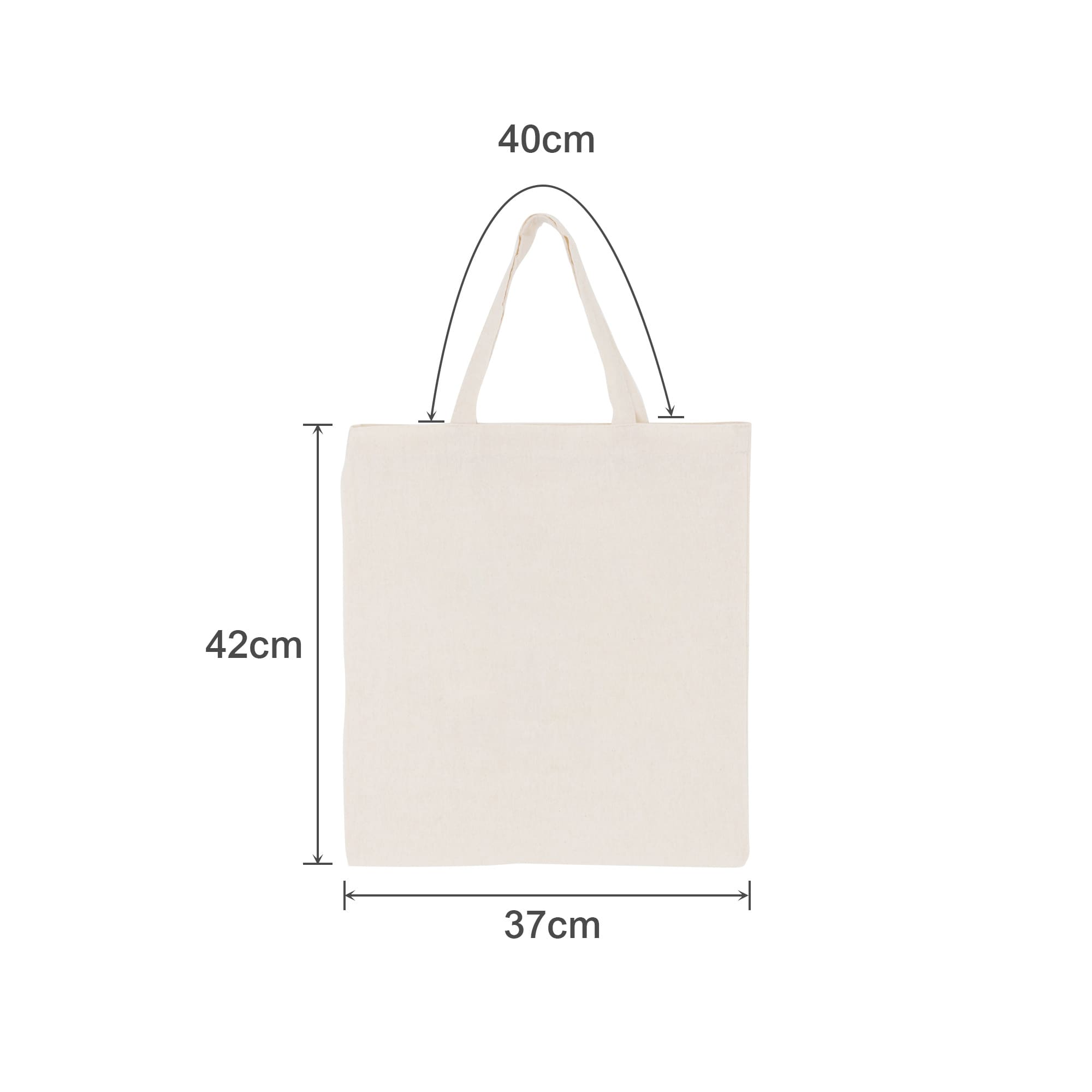 170gsm Full Coloured Short Handle Calico Bag