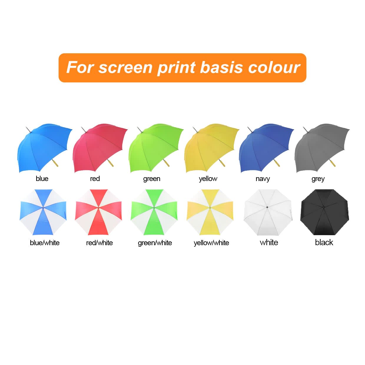 RPET Umbrella with Straight Handle - PCH906 Image 