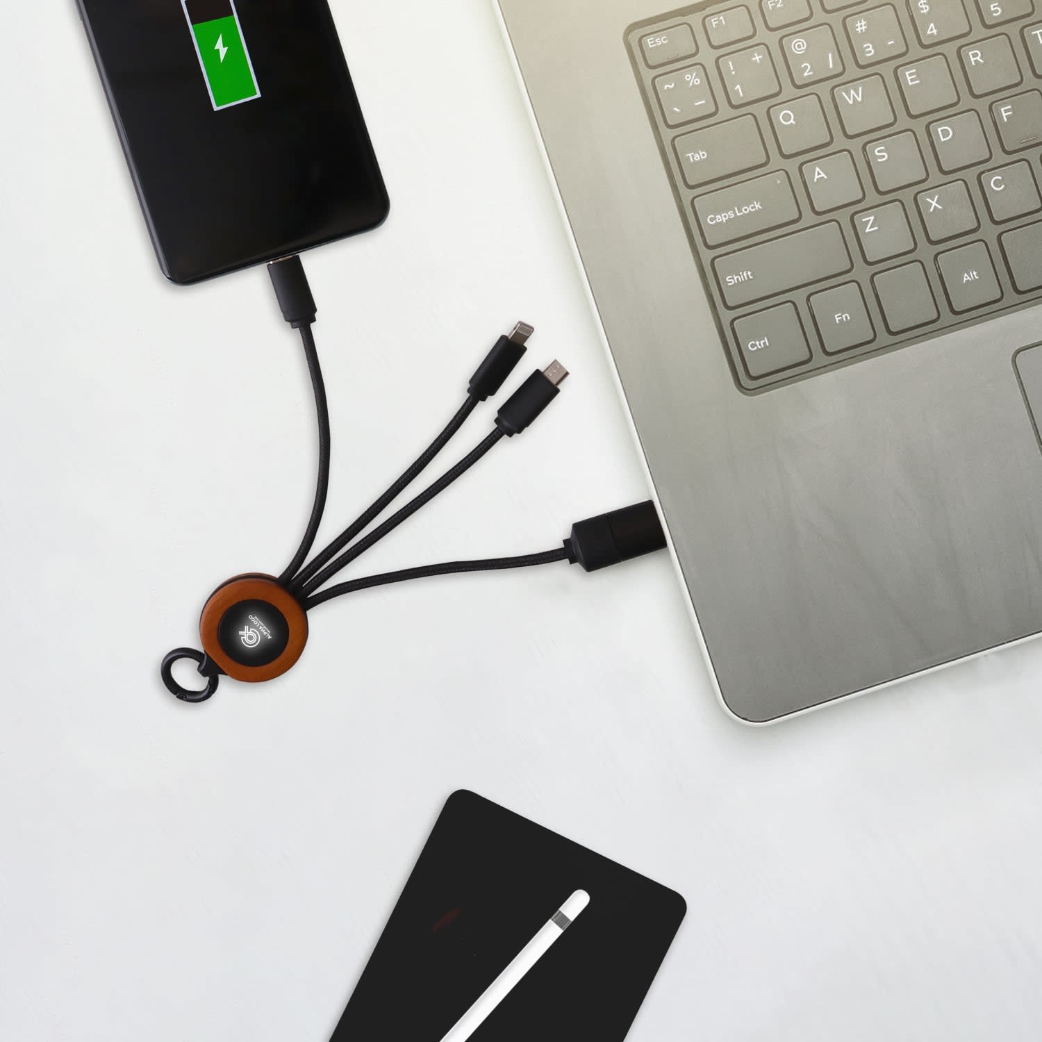 Light Up Charging Cable - Round Shape - PCBA114 Image 