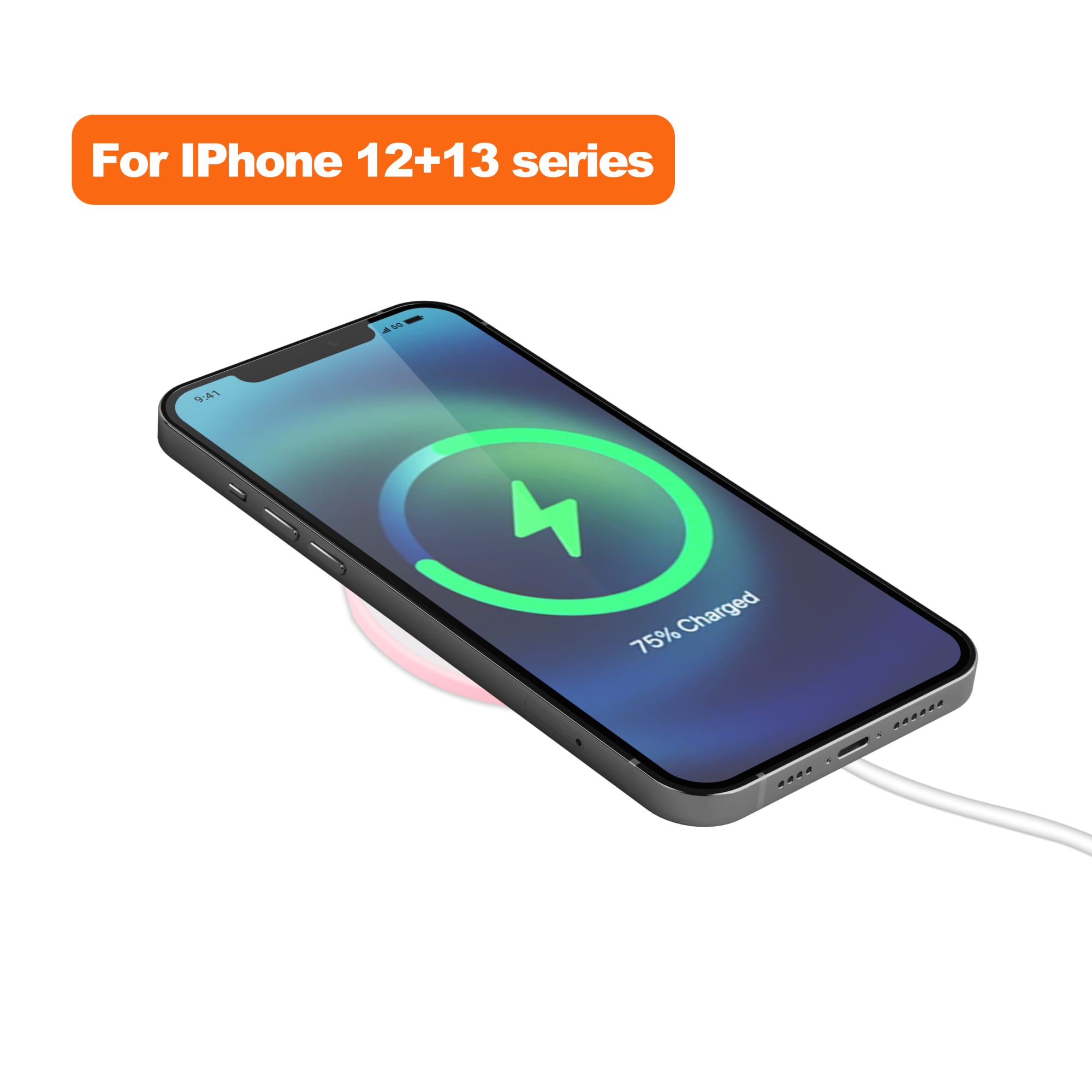 Round Magnetic Wireless Charger - PCT260 Image 