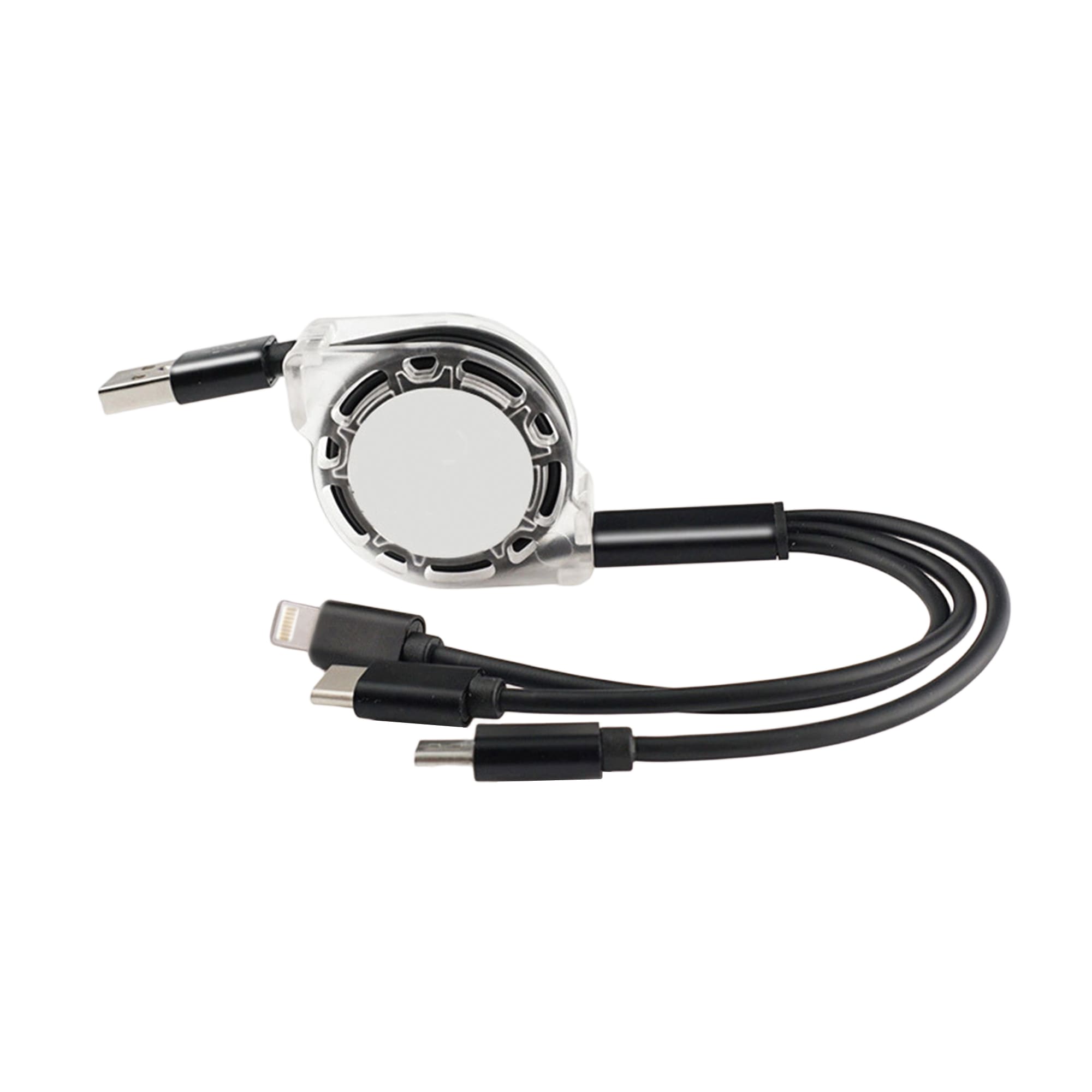 Alternative view of 3-in-1 Retractable Charging Cable