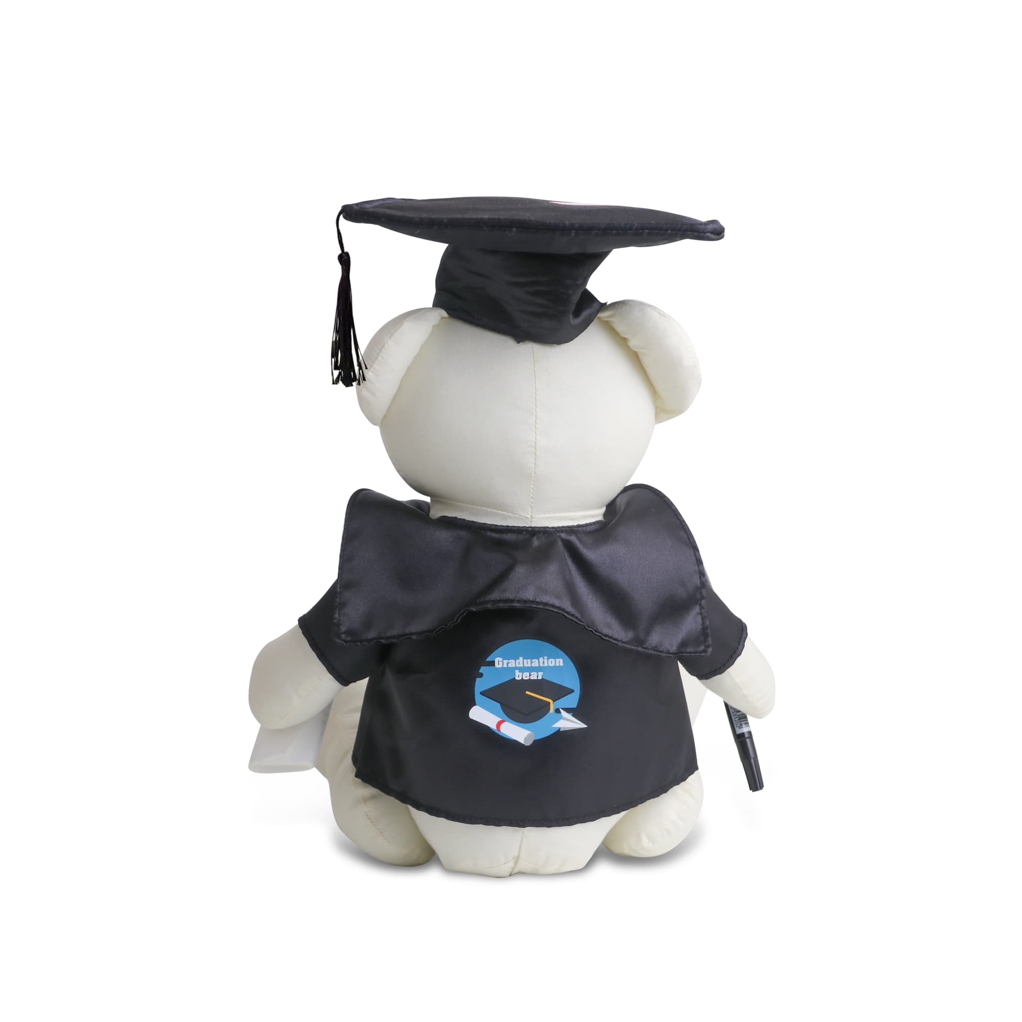 Graduation Signature Calico Bear with Pen - PCPT160 Image 