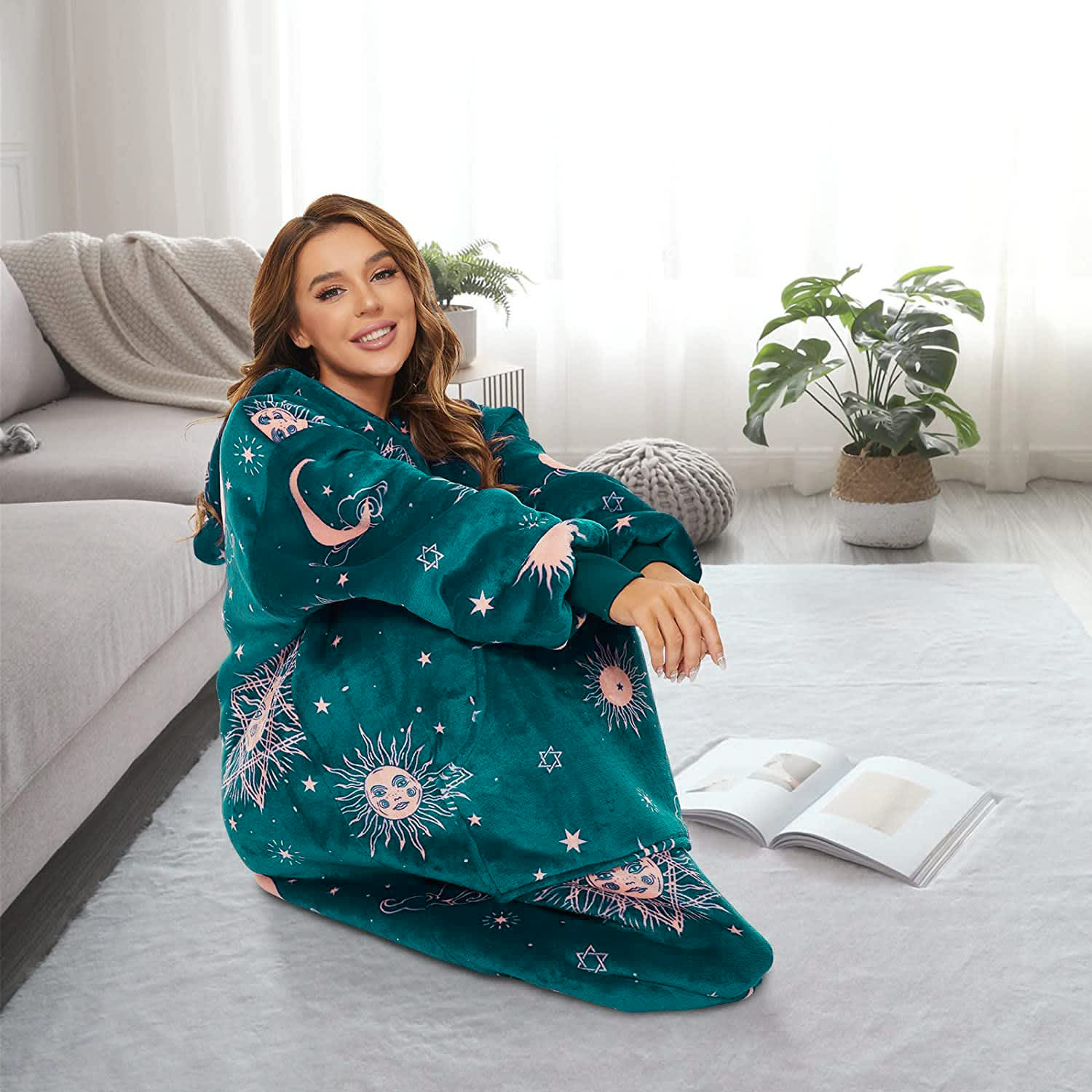 Premium Polyester Sublimated Wearable Blanket - PCC061 Image