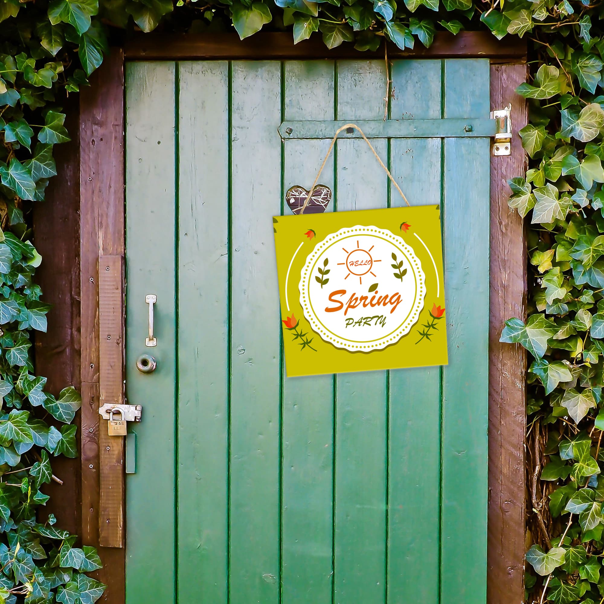 Wooden Sign Board (30x30cm) - PCH514 Image 