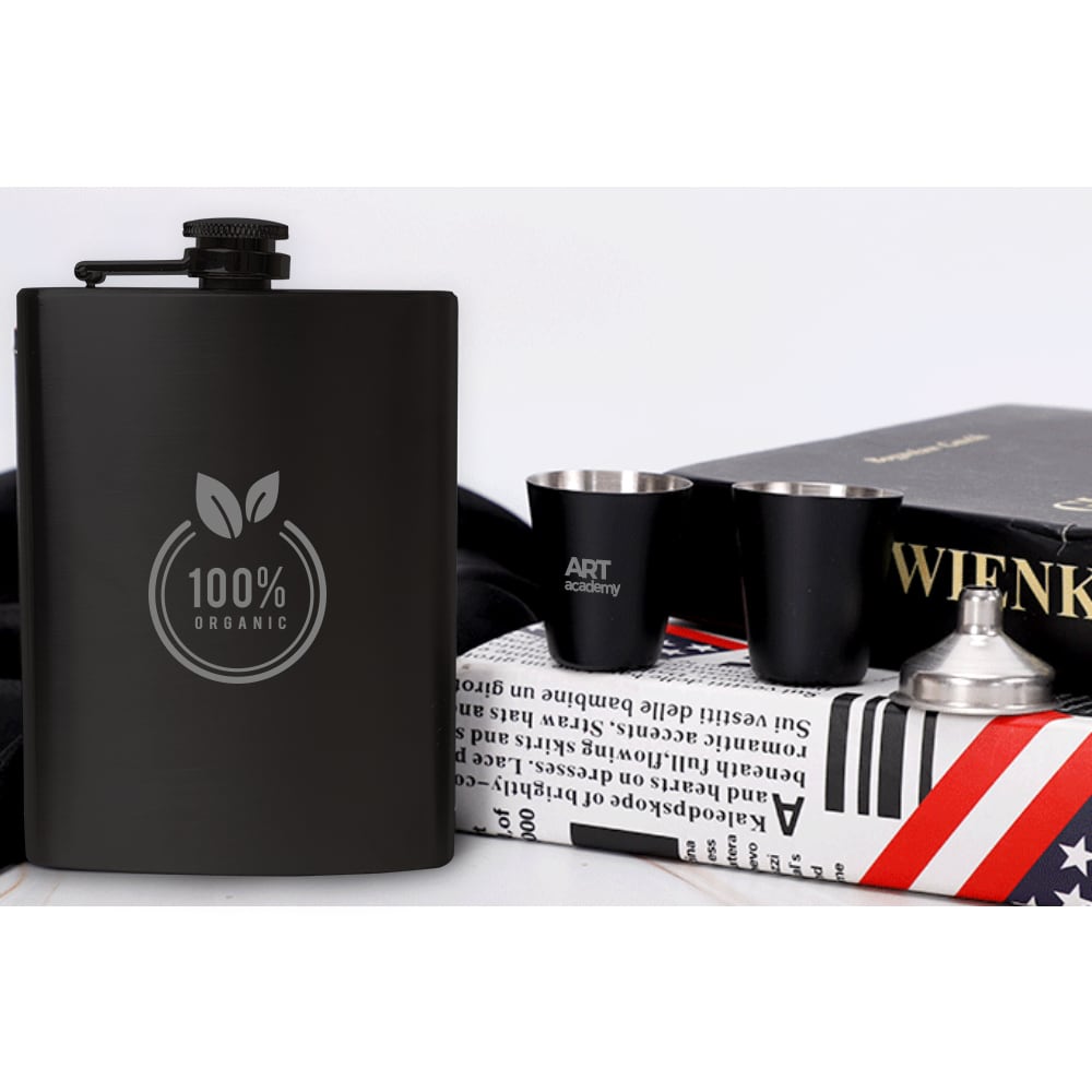 Stainless Steel Hip Flask Set - PCH735 Image