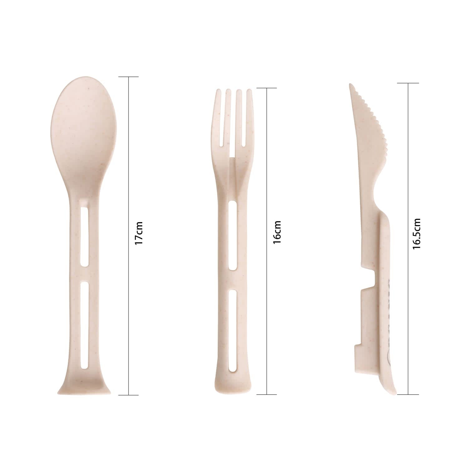 3-In-1 Portable Utensils Set - PCH169 Image 