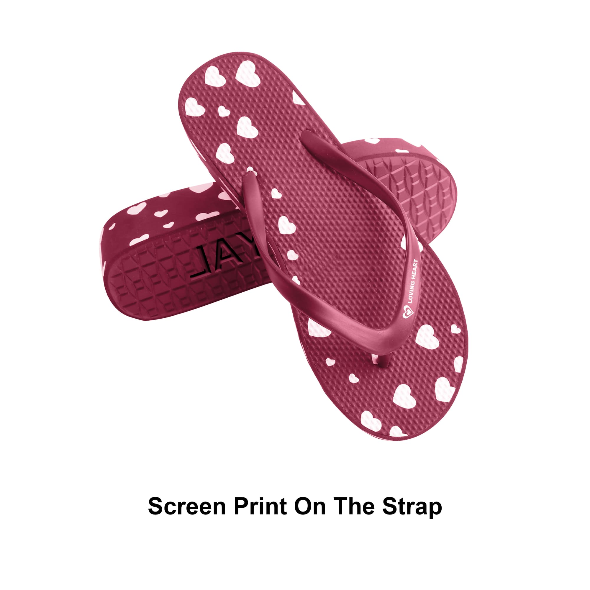 Talking Footprint Platform Thongs - PCH203 Image 