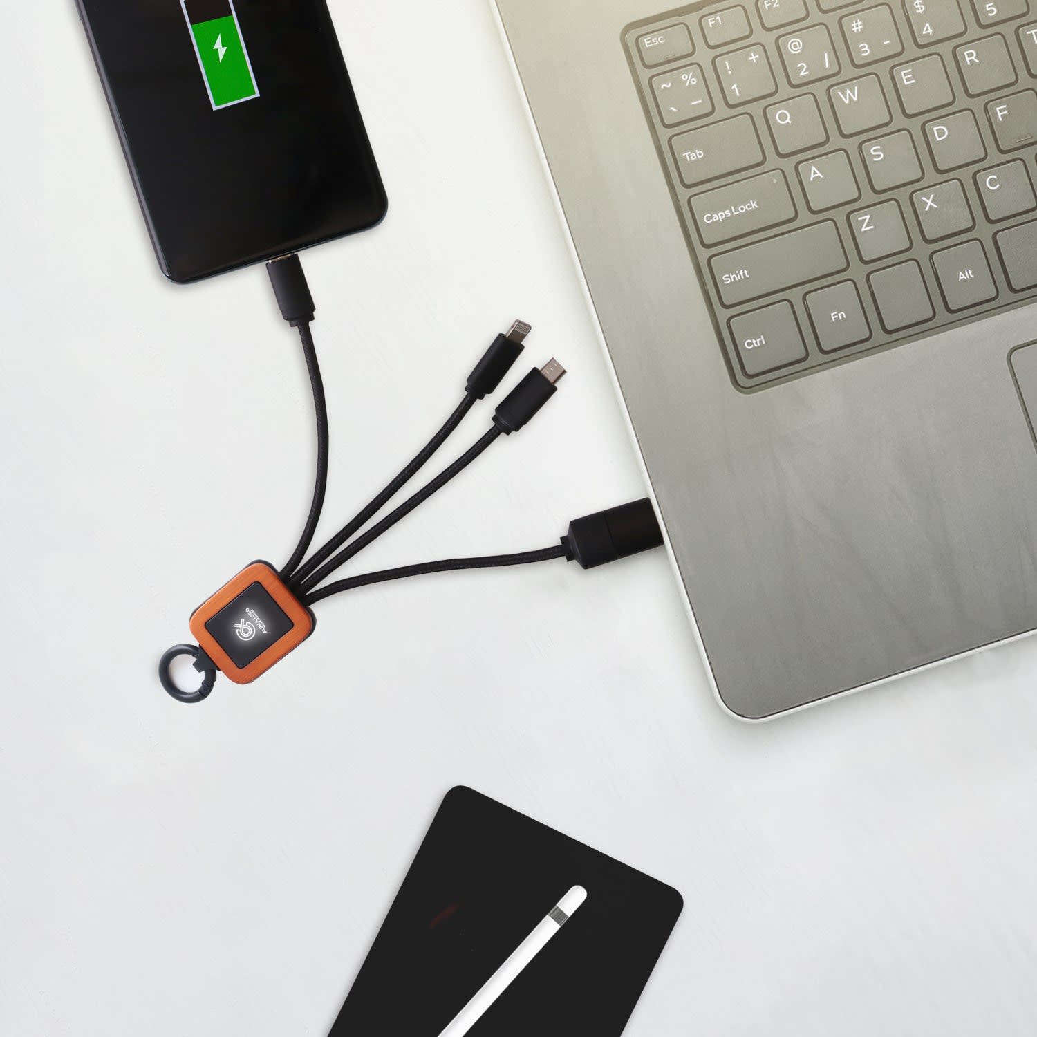 Light Up Charging Cable - Square Shape - PCBA116 Image