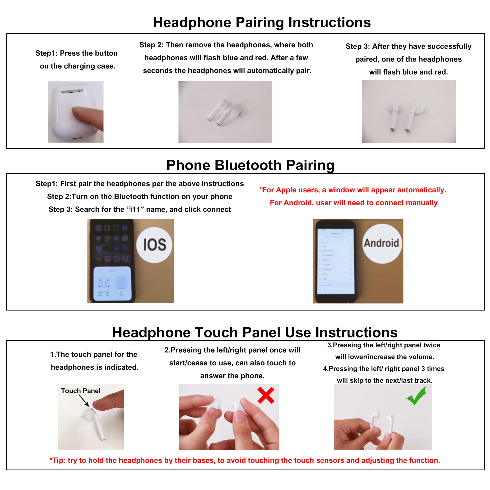 Quality Touch Pods Wireless Earbuds - PCT185 Image 