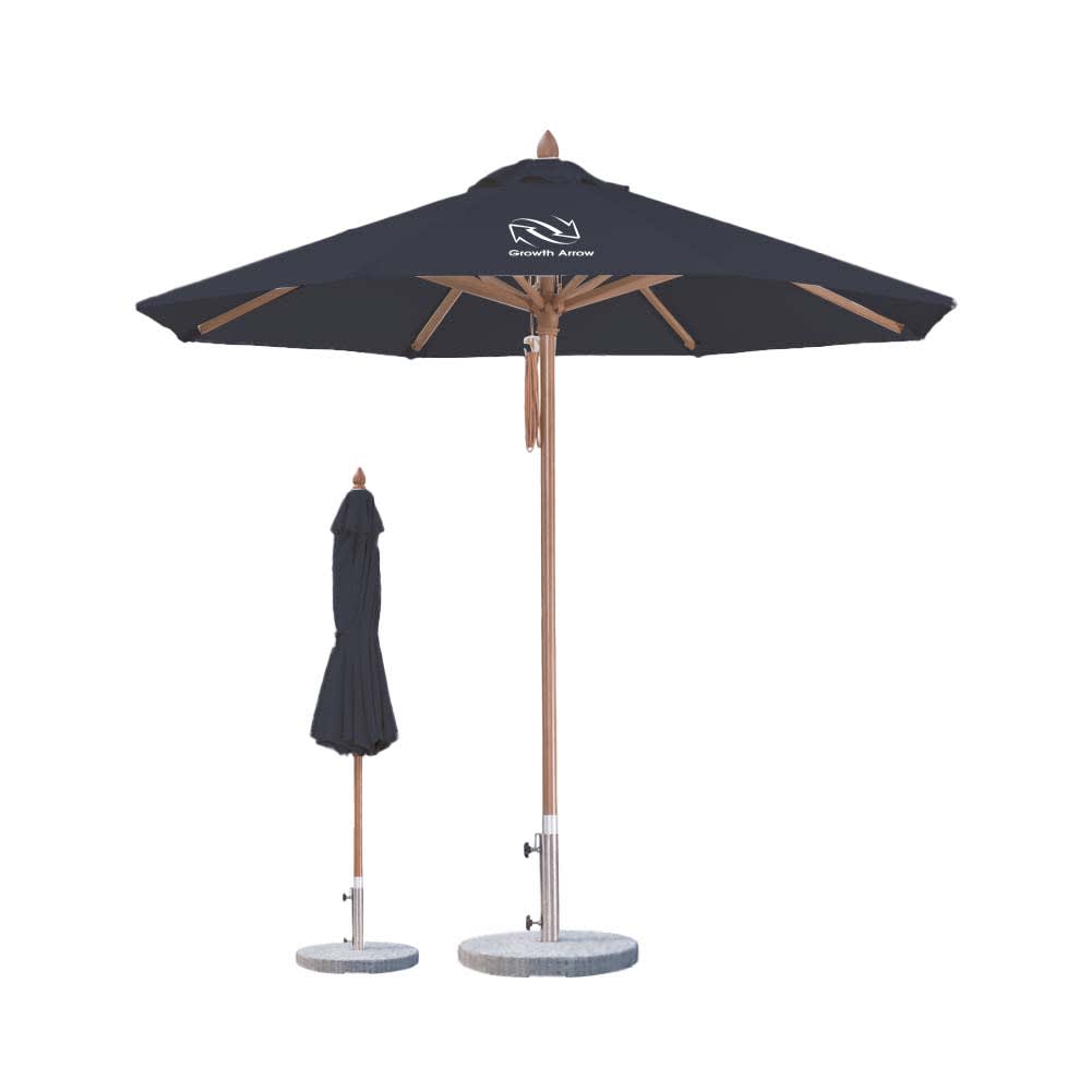 2.5x2.5m Wind-resistant Octagon Stock Colour Outdoor Umbrella