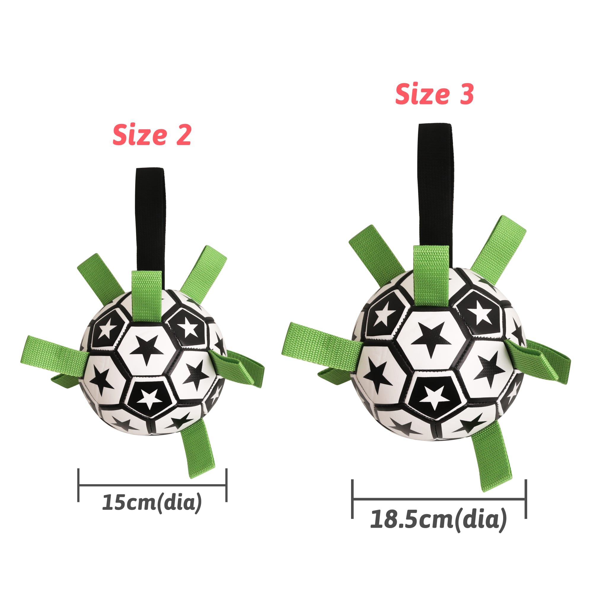 Dog Soccer Ball With Grab Tabs - PCH279 Image 