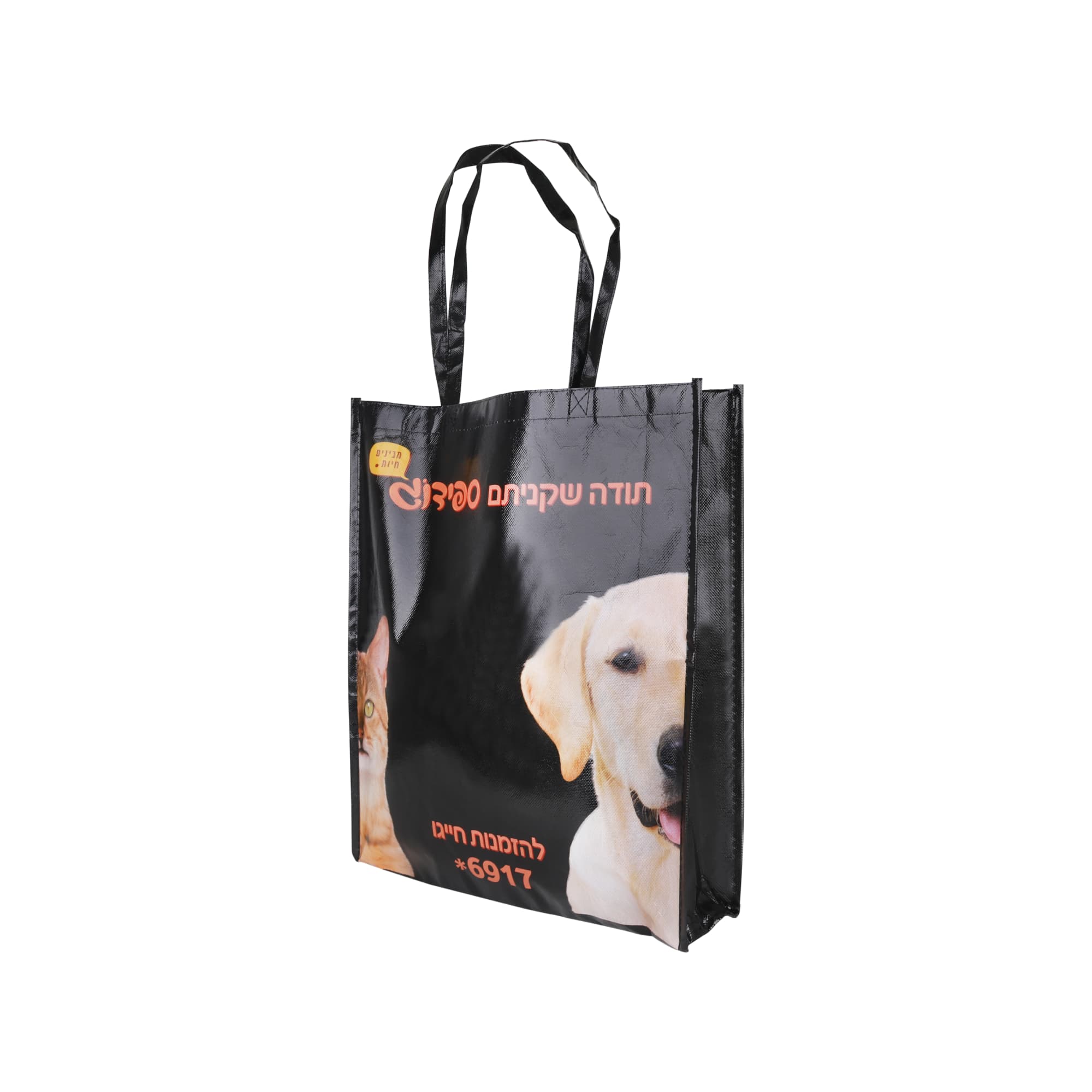 Laminated Non Woven Bag with Large Gusset