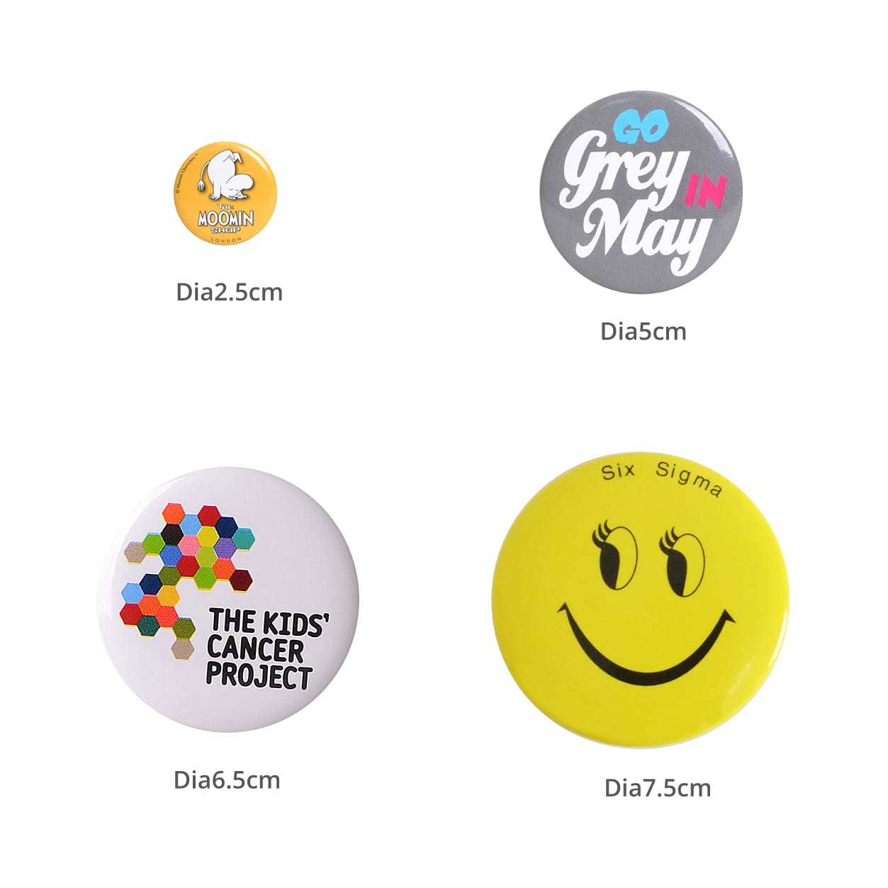 Button Badges - PCH010 Image 