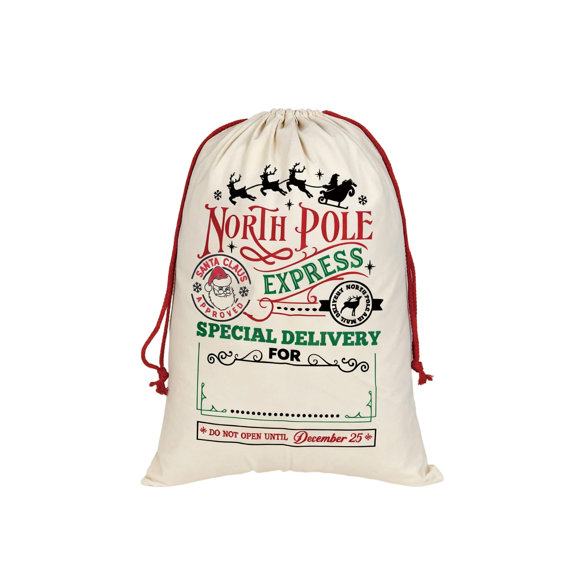 Alternative view of Flax Linen Drawstring Bags