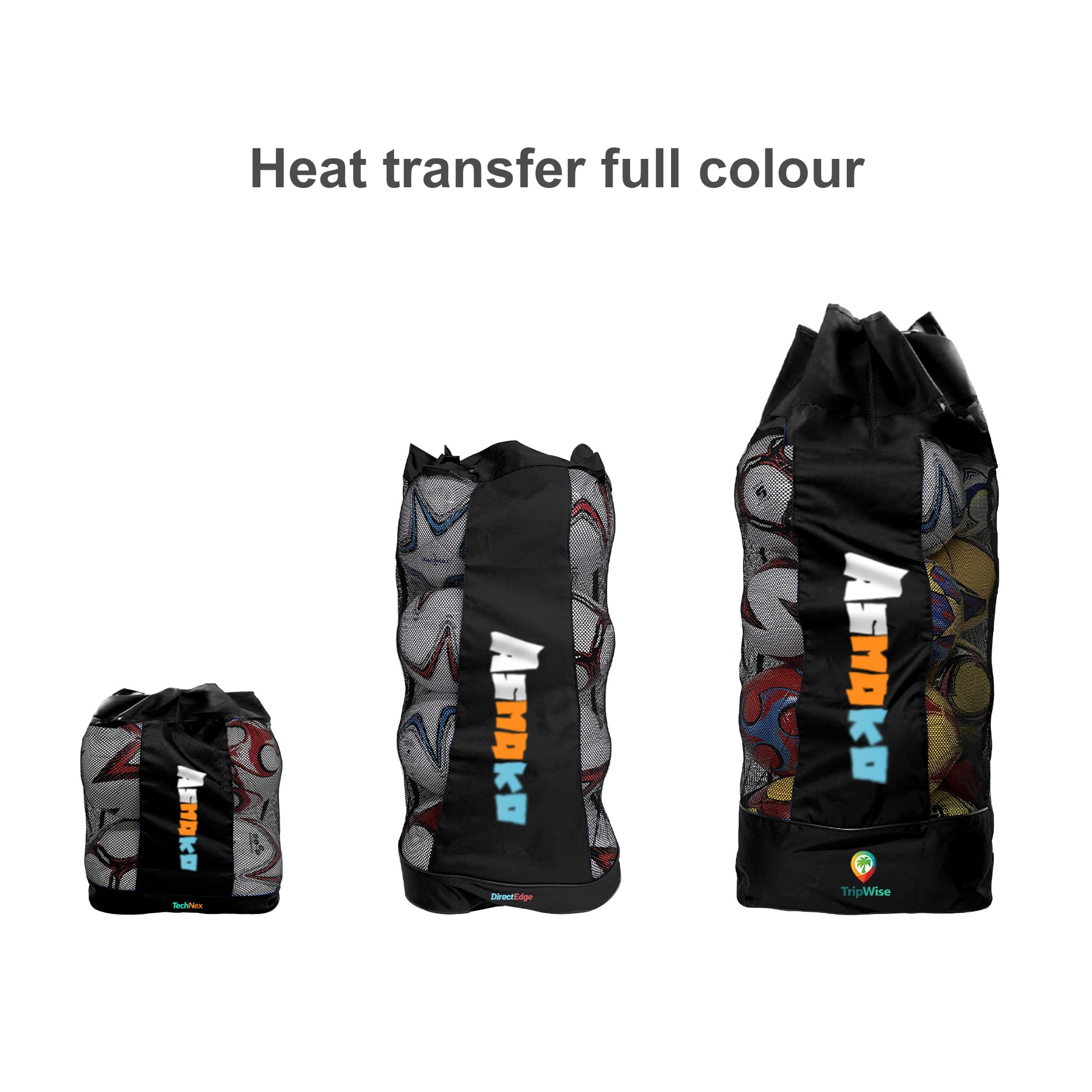 Drawstring Mesh Ball Bag - Image 4