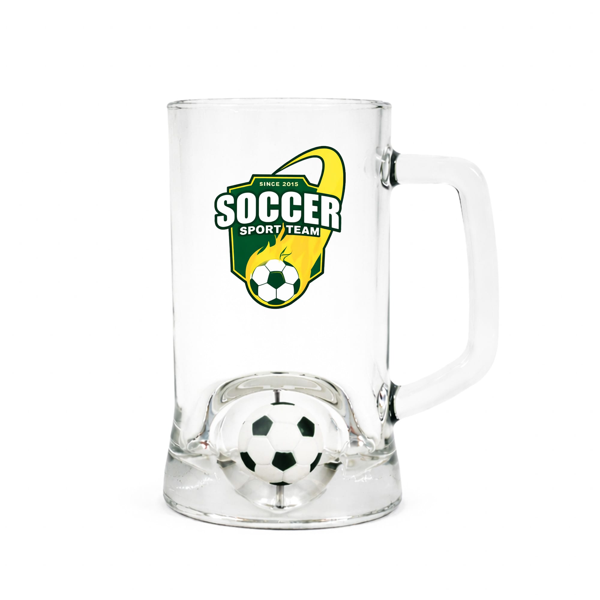 Alternative view of Beer Glass with Custom Spinner Toy