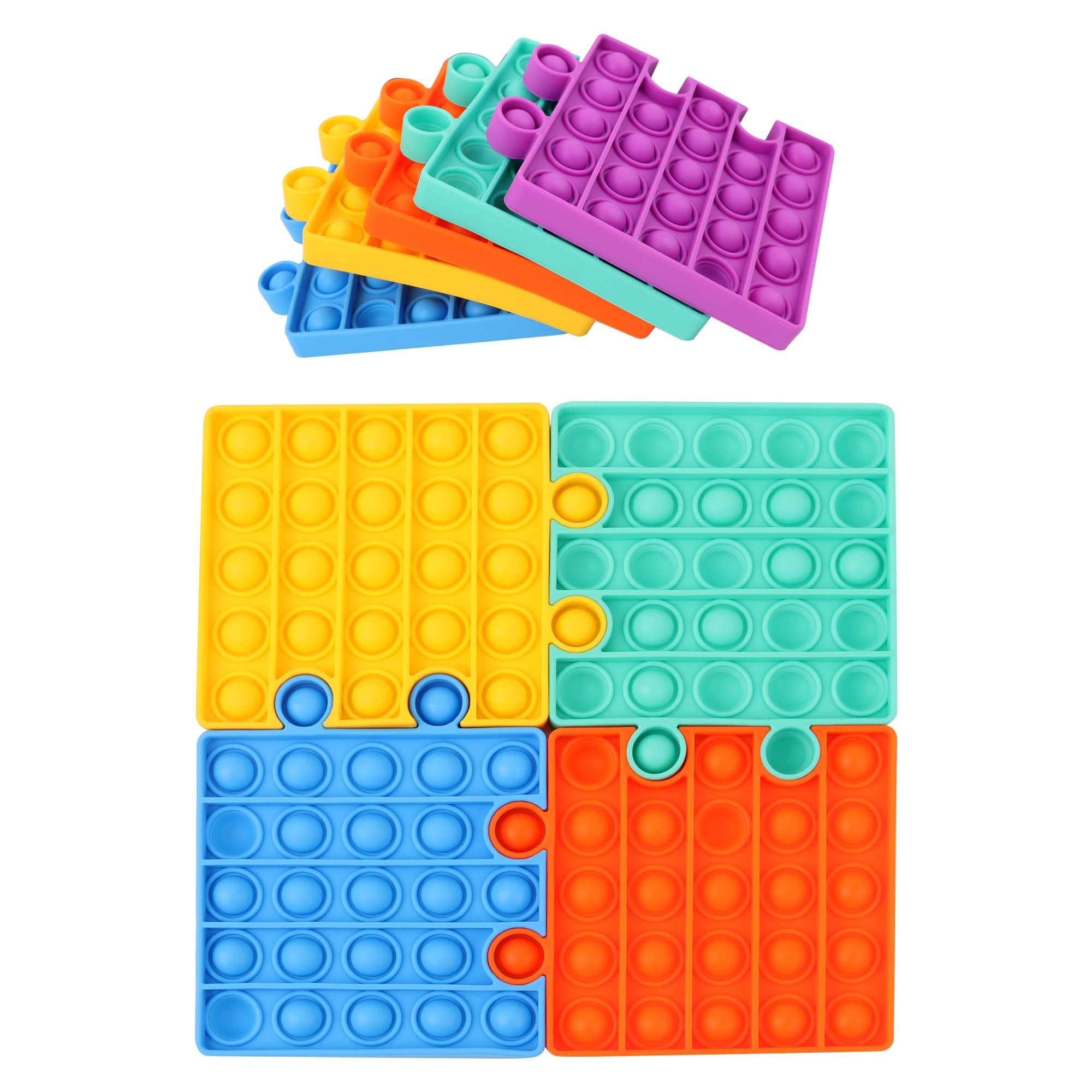 Puzzle Shape Pop It Fidget Toy - PCH336 Image 