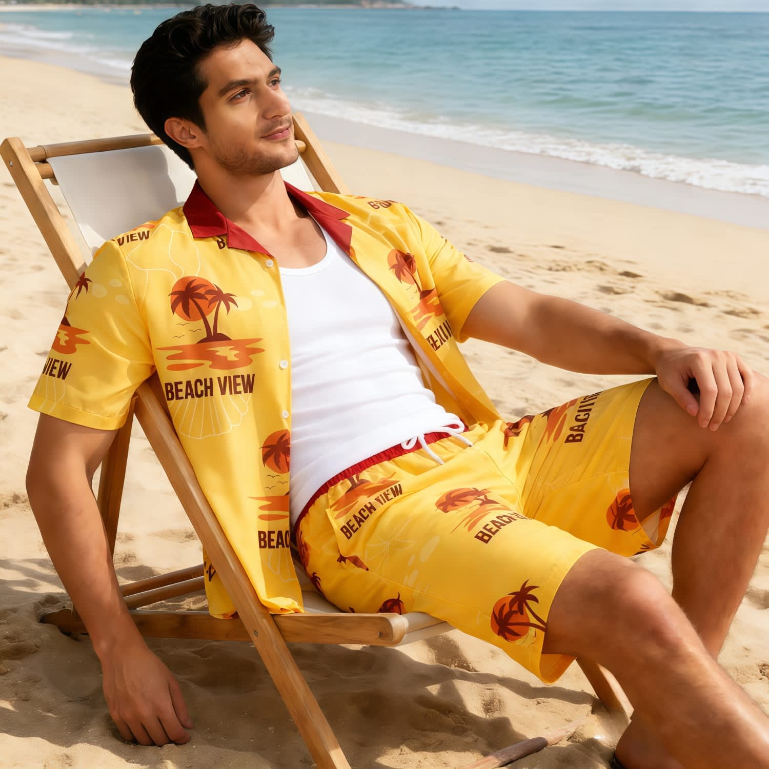 Alternative view of Men's Polyester Sublimated Board Shorts