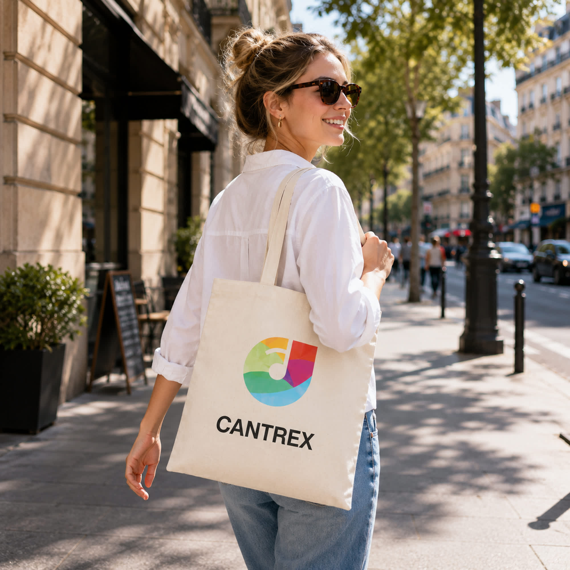170gsm Full Coloured Short Handle Calico Bag