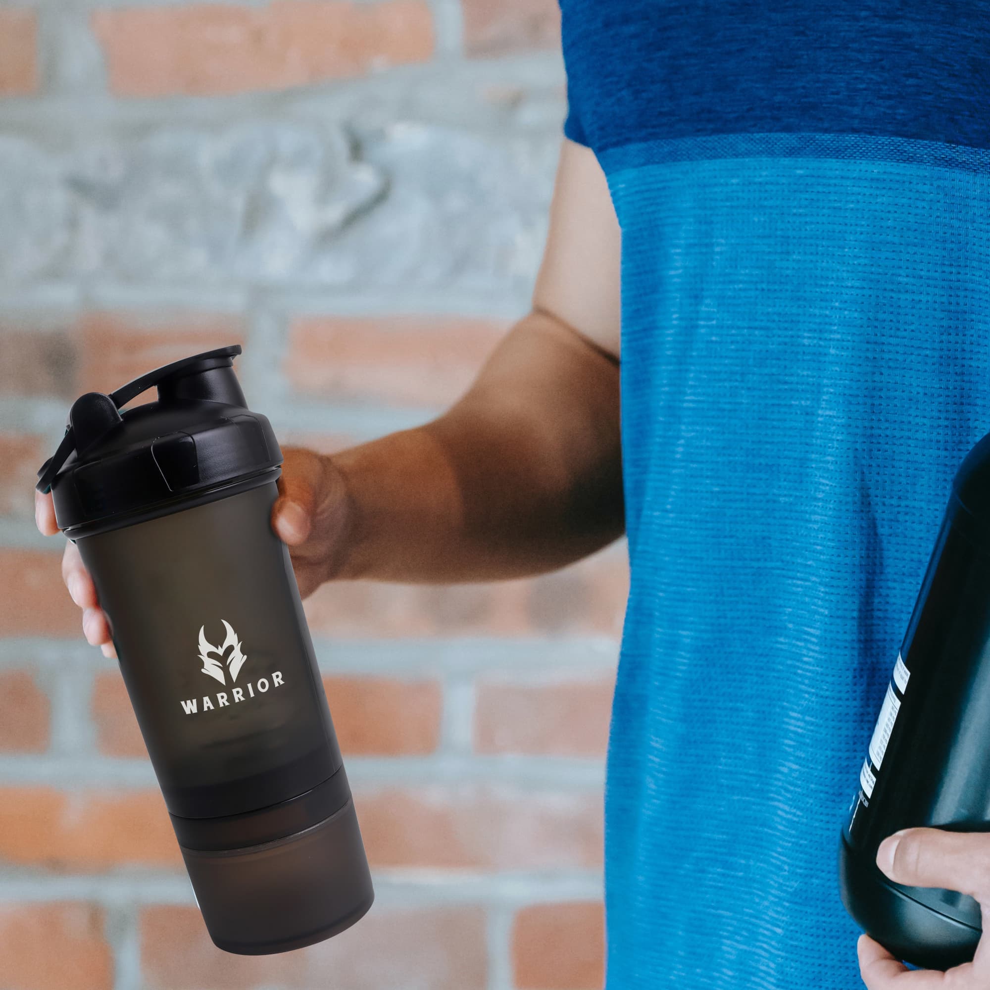 500ml 3 in 1 Fitness Protein Shaker Bottle - PXD274 Image