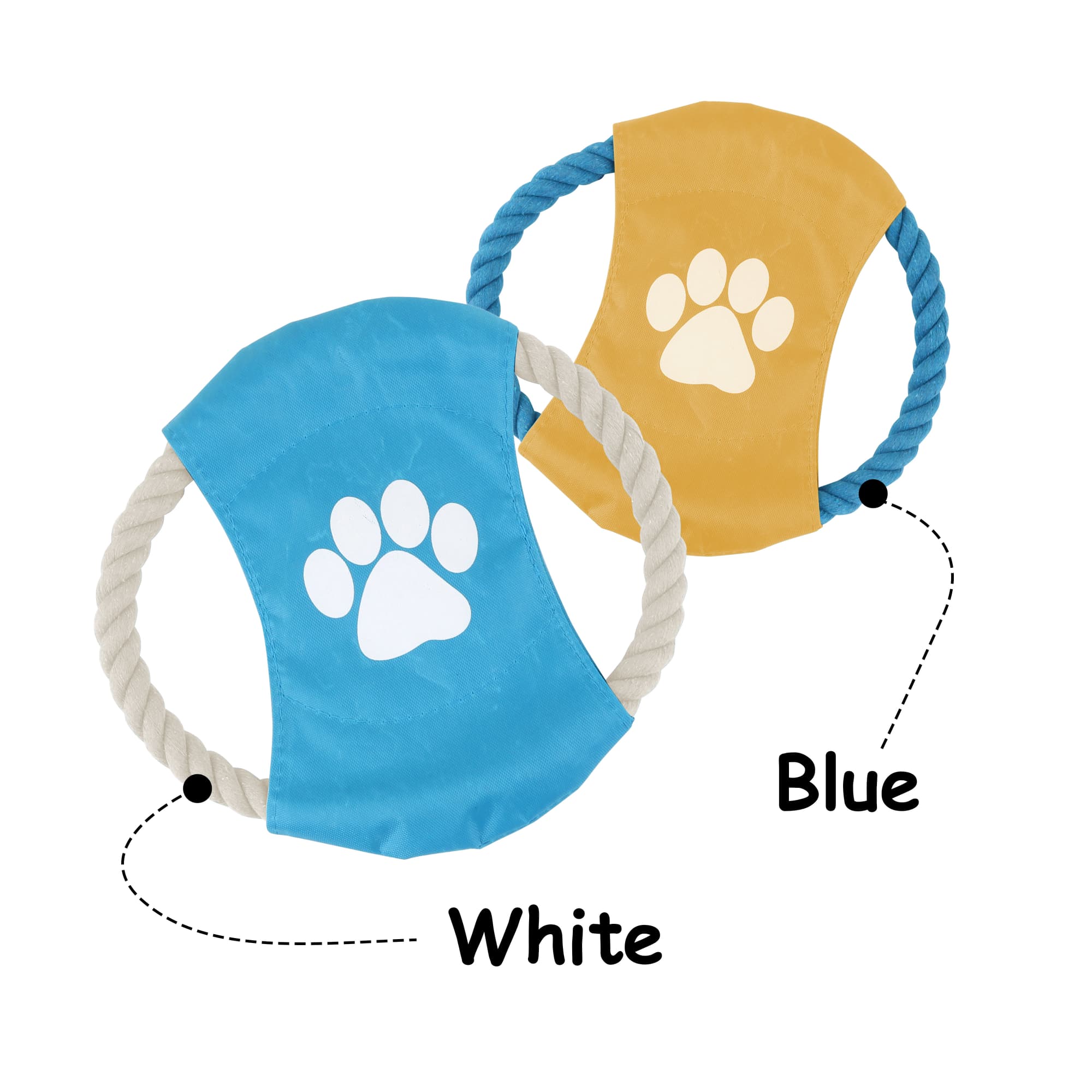 Rope Frisbee Dog Toy - PCH274 Image 