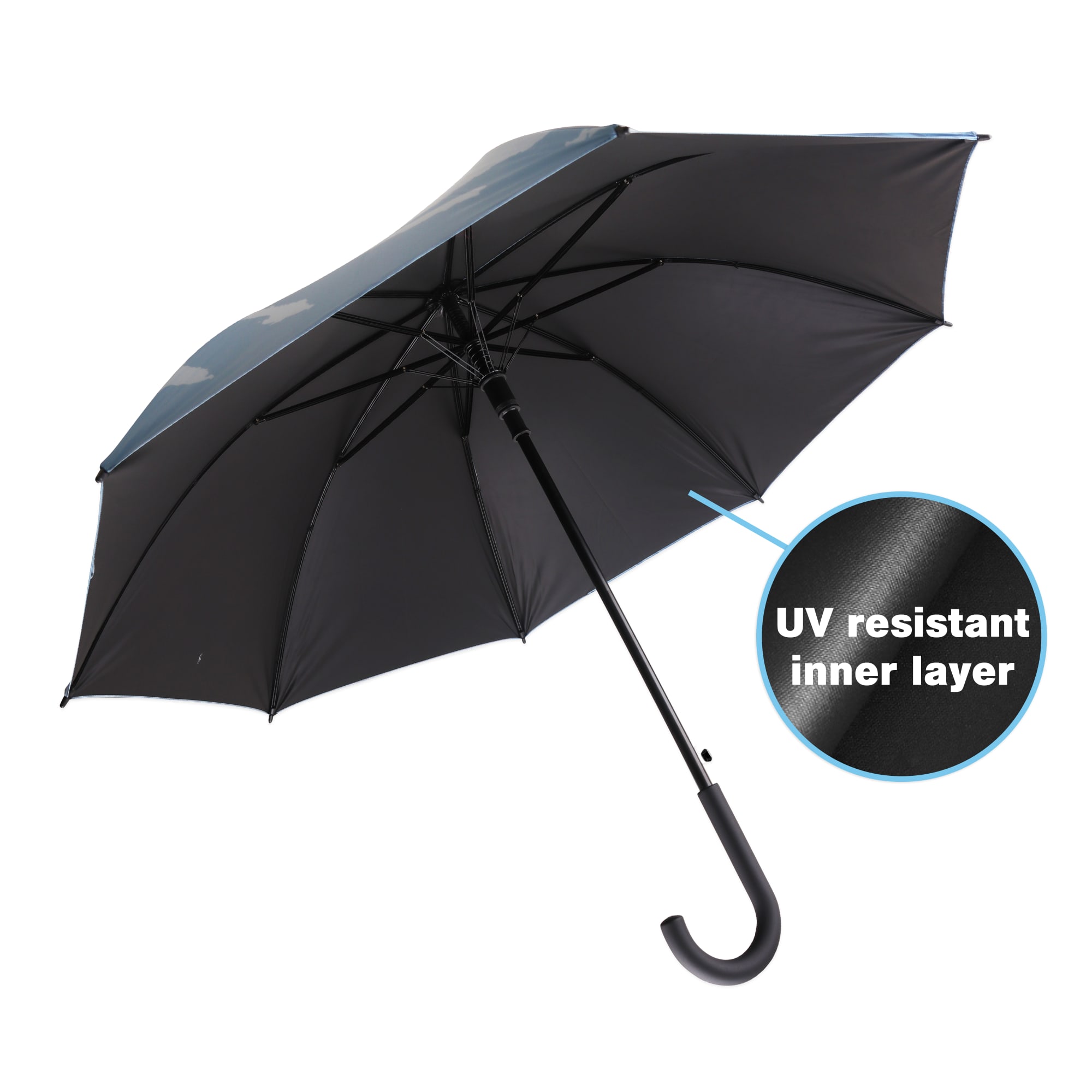 Classic Eight-Panel Digital Print Umbrella - PCH450 Image 