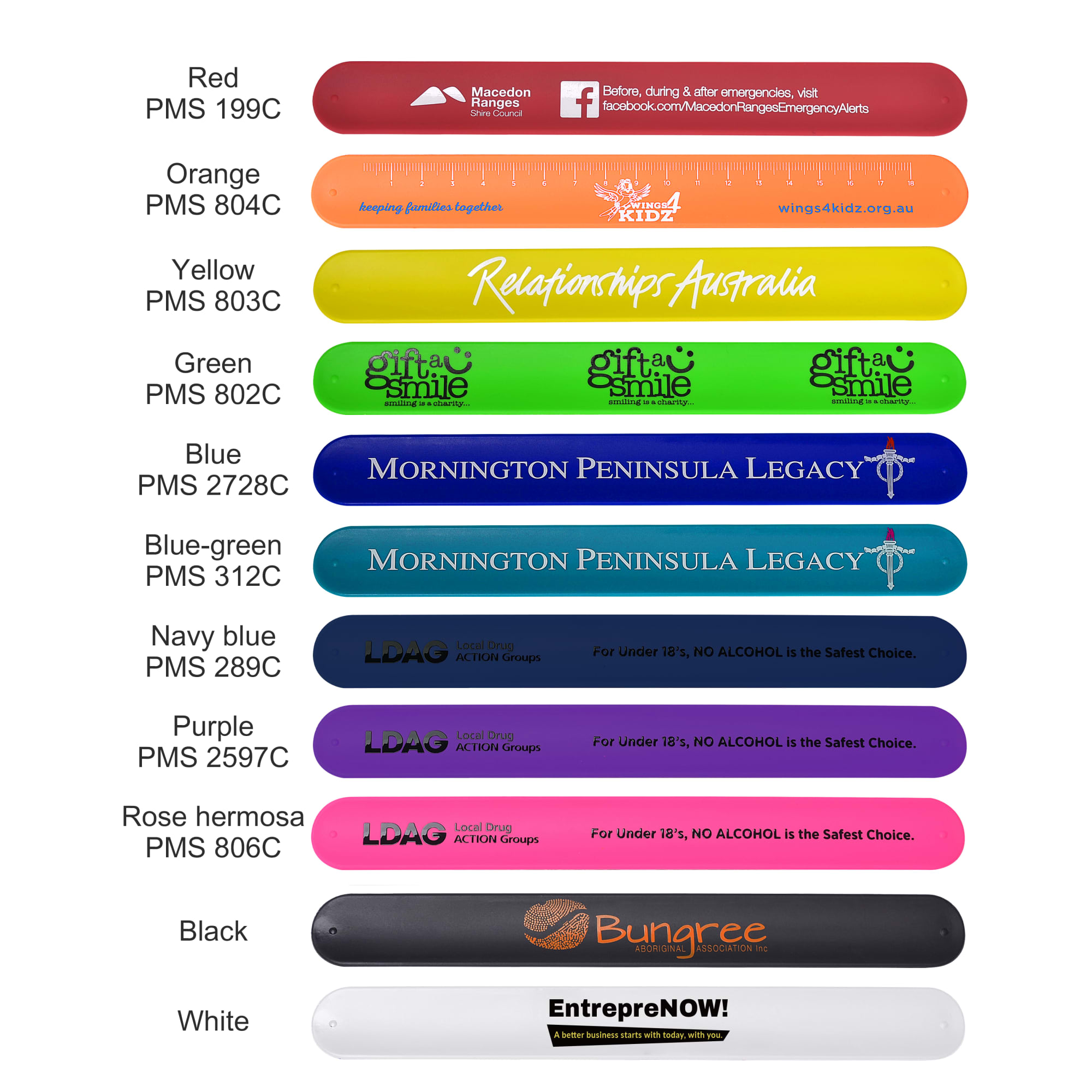 Silicone Slap Band - PCW016 Image 