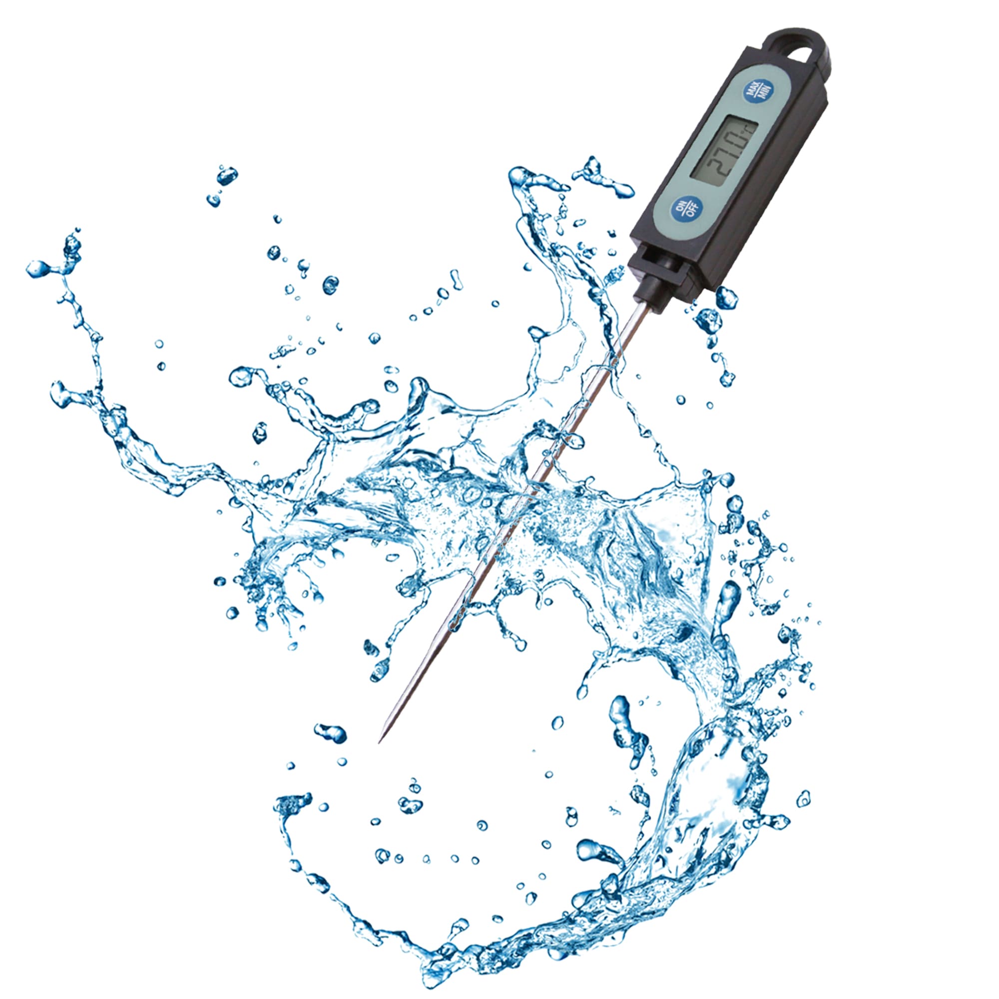 Instant Read Thermometer with Long Probe