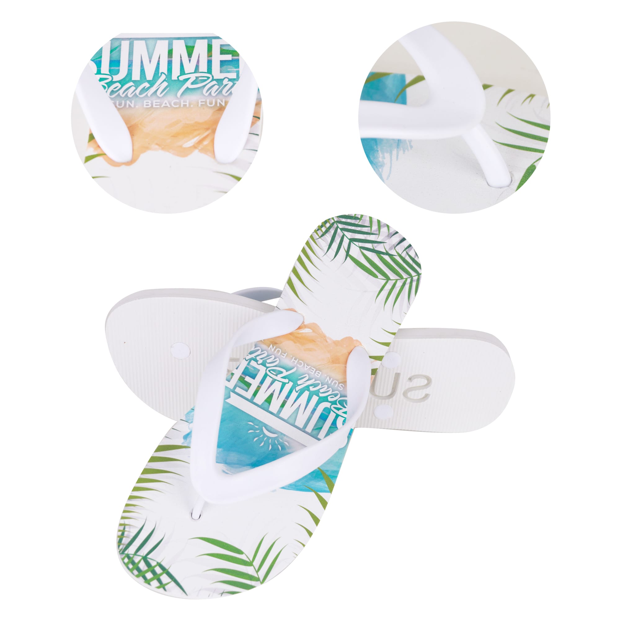 EVA Talking Footprint Thongs - PCH205 Image
