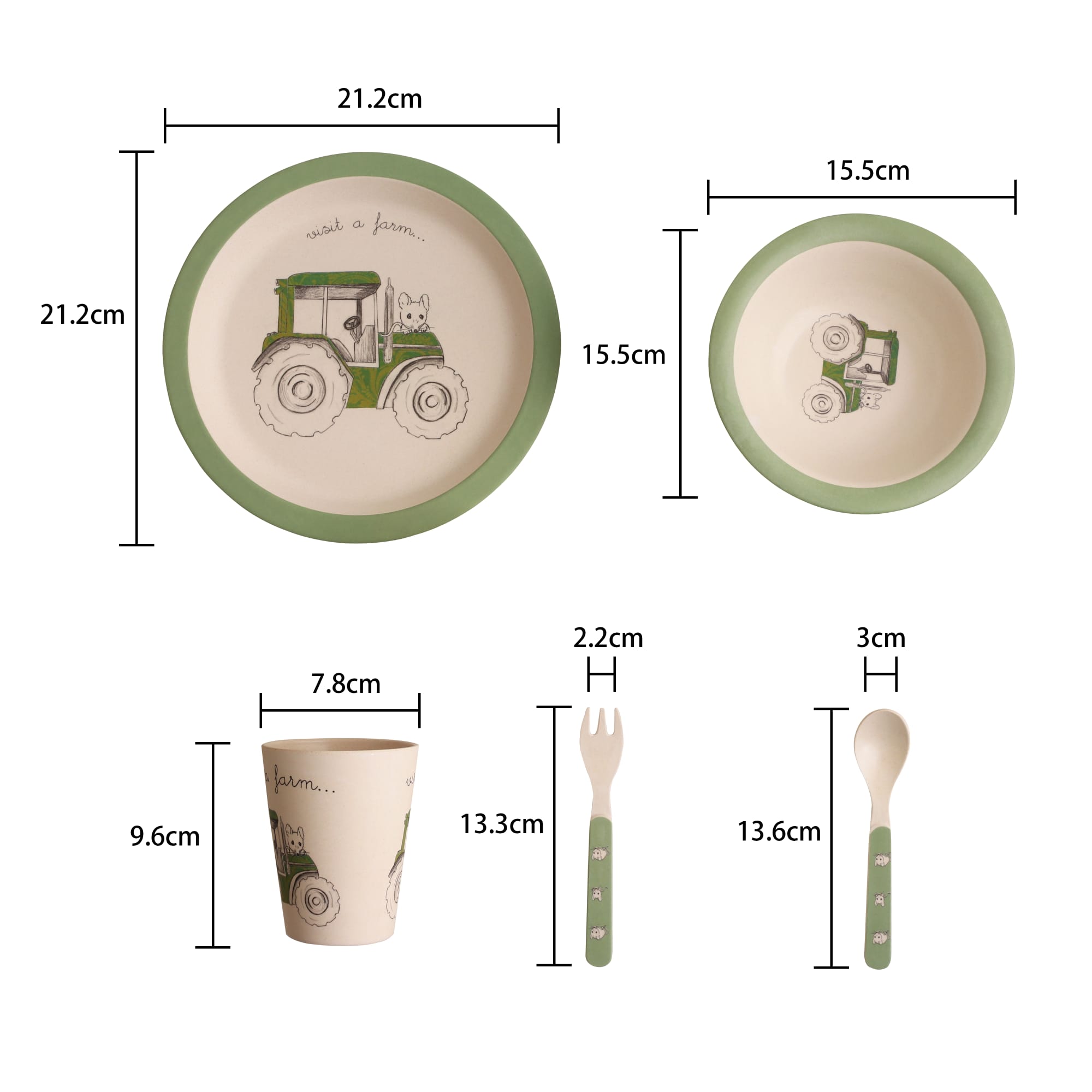 Bamboo Fiber Tableware - PCH160 Image 