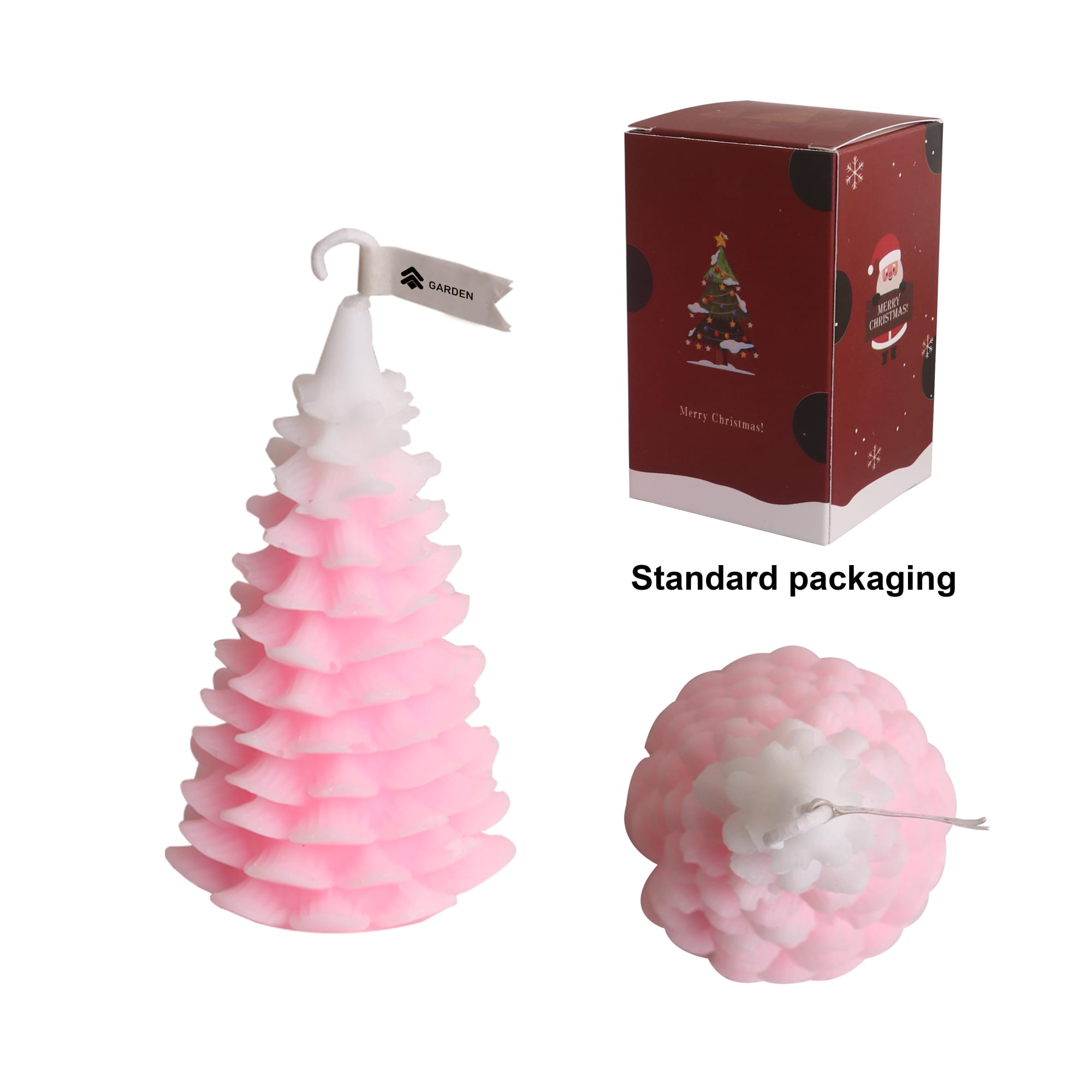Cedar Christmas Tree Shape Candles - PCHC006 Image 