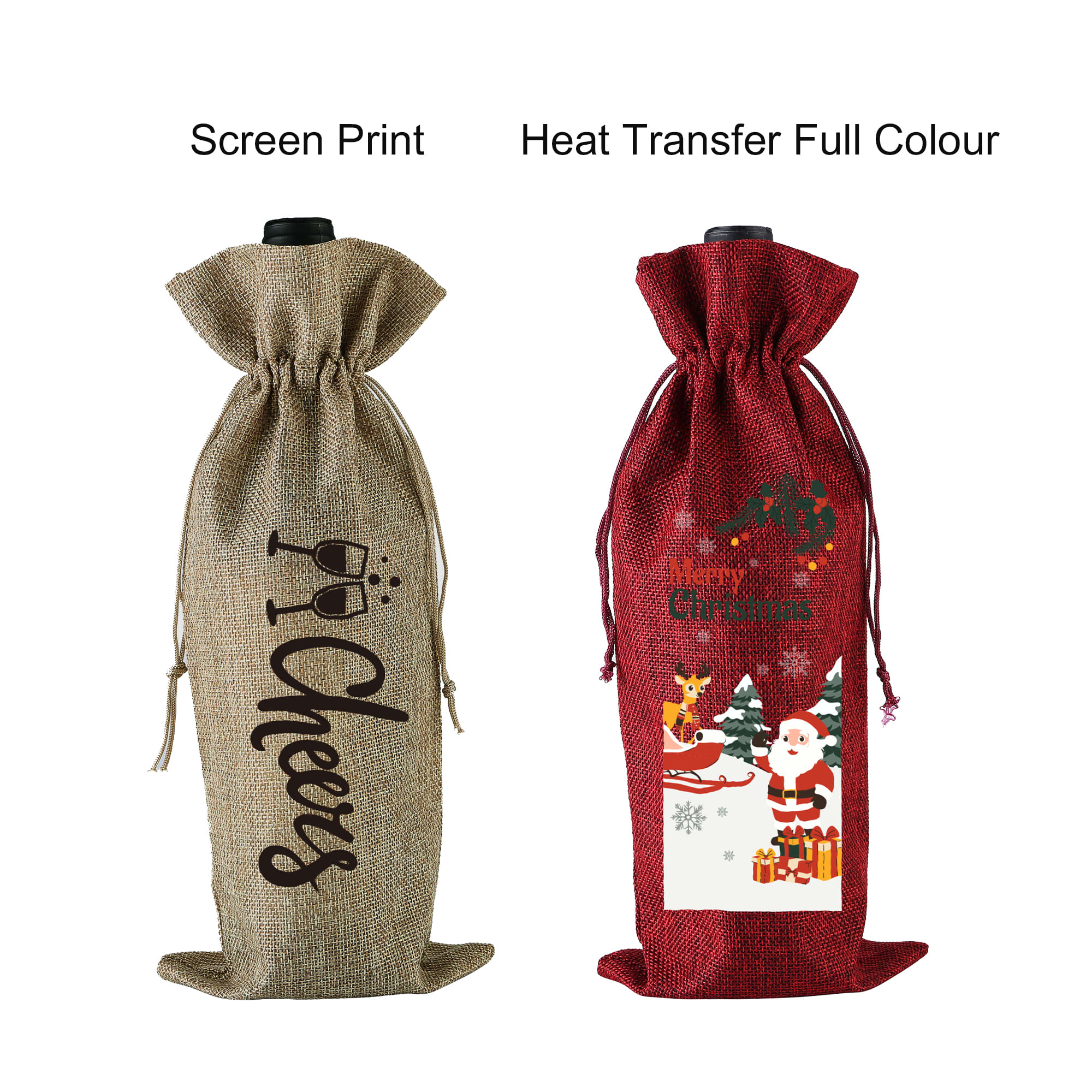 Wine Drawstring Bag
