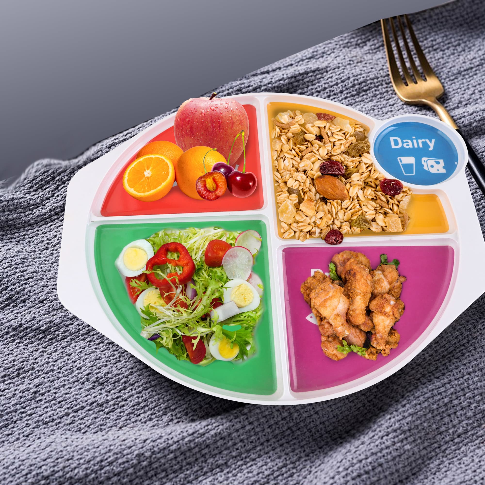 Melamine Portion Plate - PCH350 Image 
