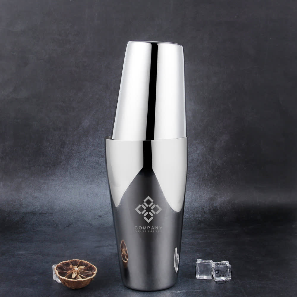 Stainless Steel Boston Cocktail Shaker(550ml+750ml) - PCH680 Image 