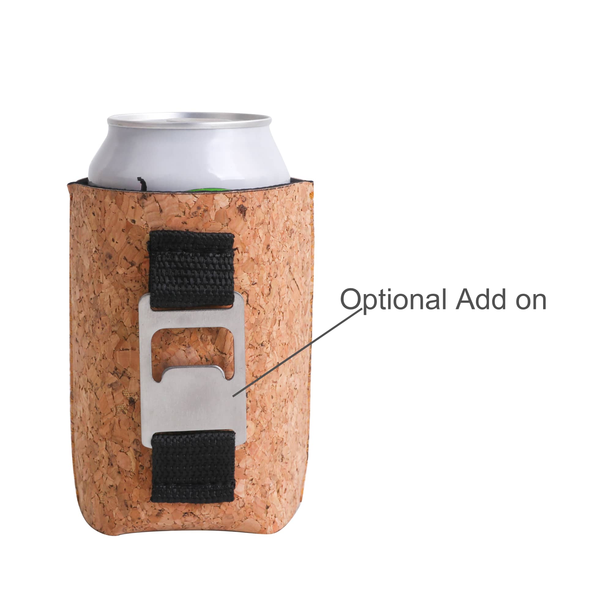Flat Packed Cork Stubby Holder - PCN090 Image