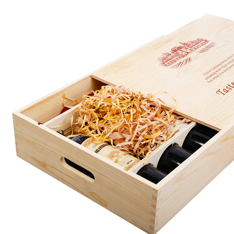 Six-pack Wooden Wine Gift Box - PCPB580 Image 