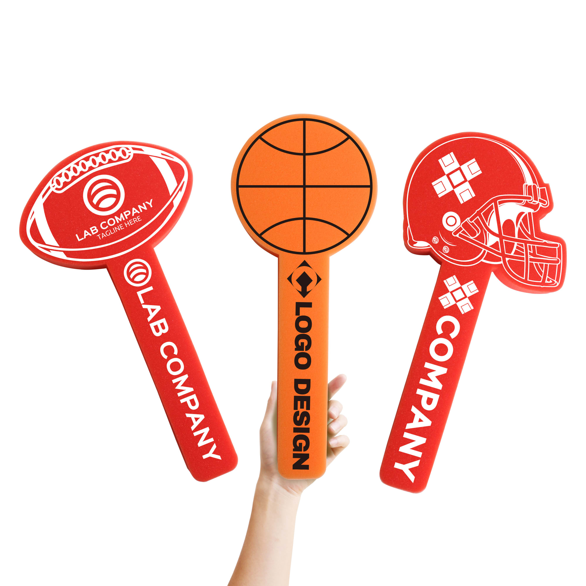 Alternative view of Sponge Ball Cheersticks