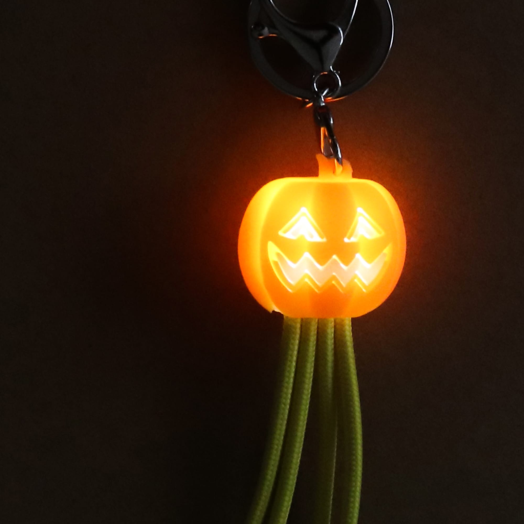 Custom Shape Light Up Charging Cable with Keyring - PCBA110 Image 