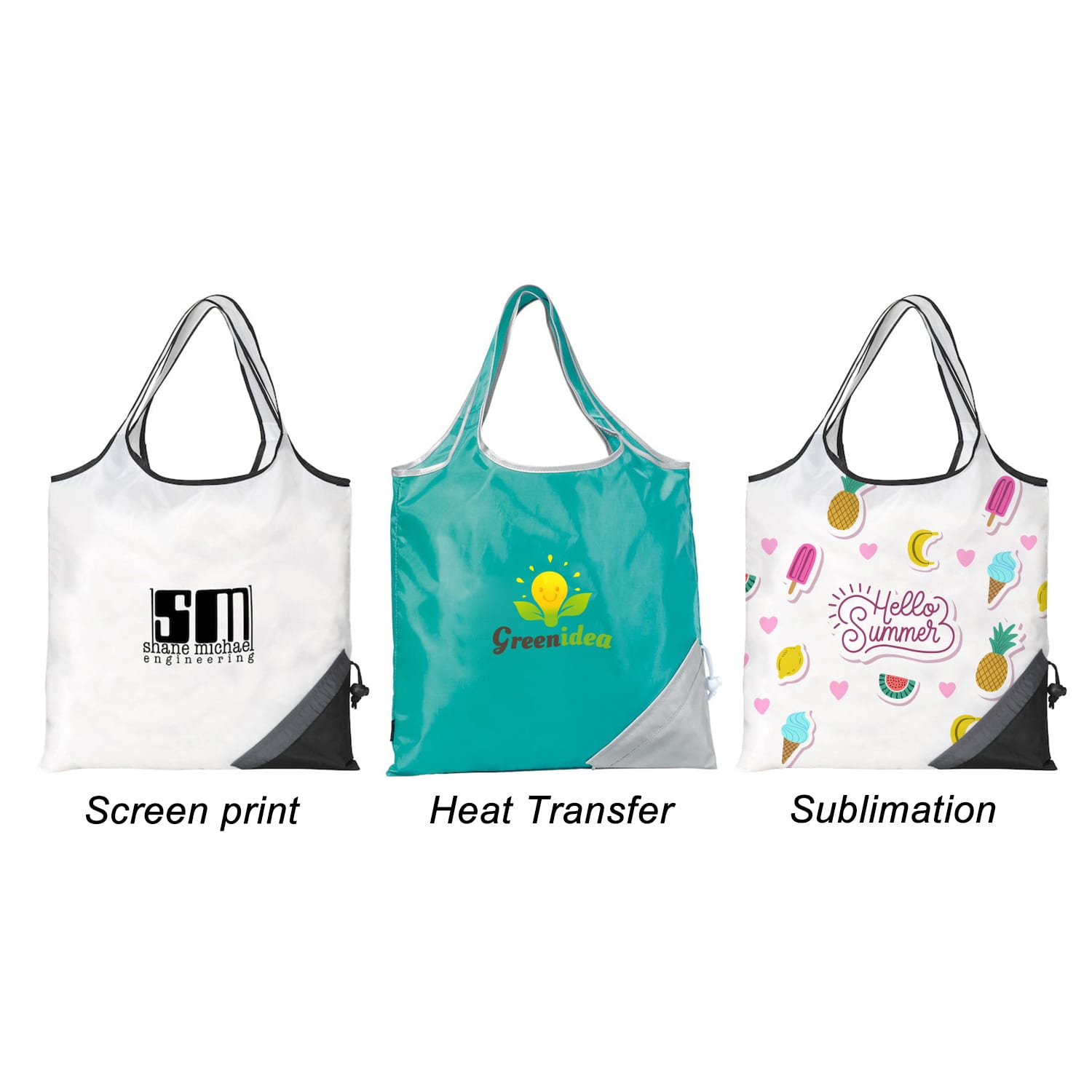 Latitudes Foldaway Shopping Bag