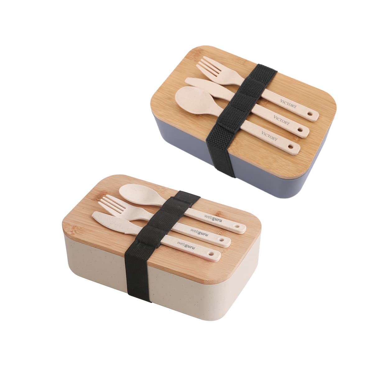 Lunch Box with Bamboo Cover - PCH167 Image 