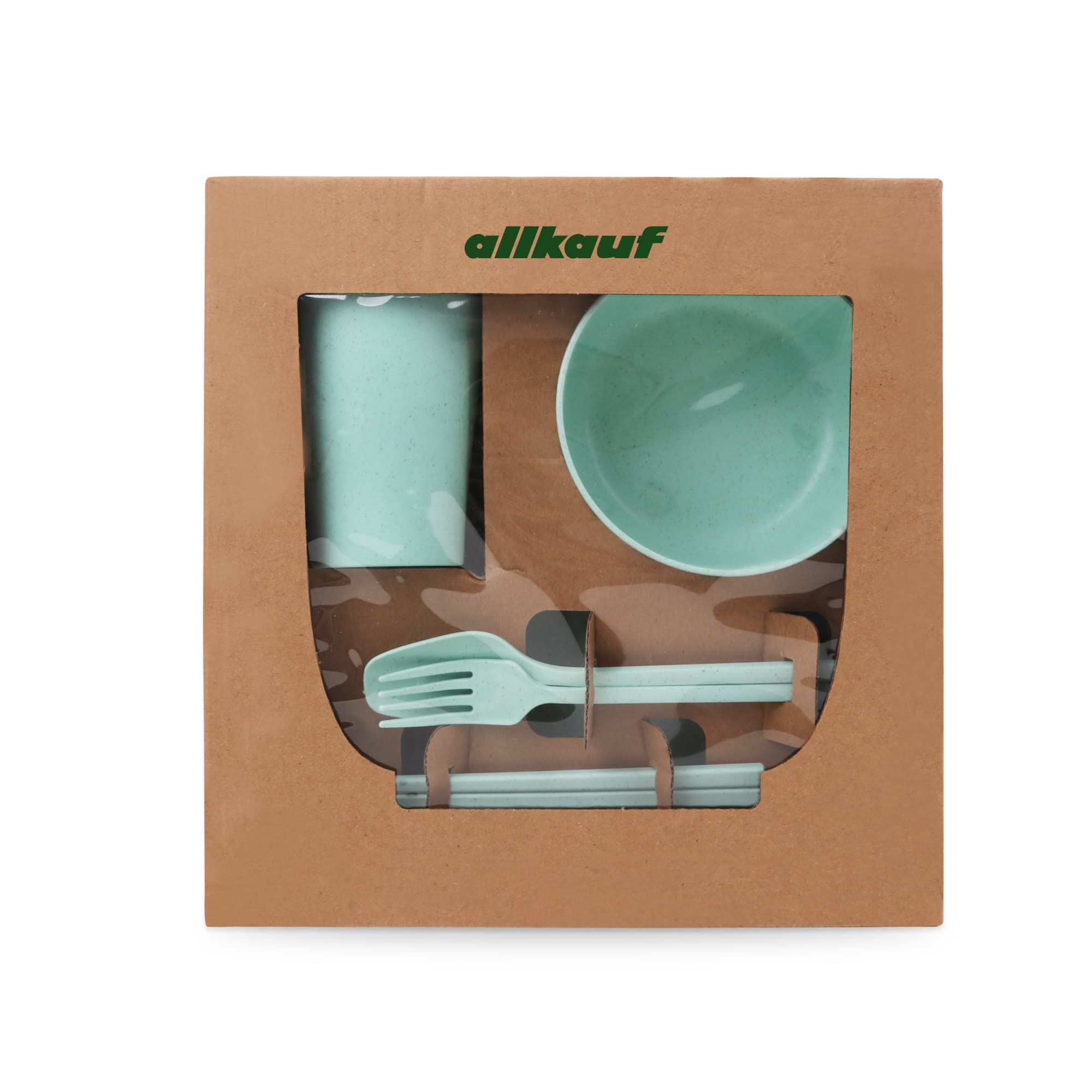 Wheat Straw Tableware Set (6 Pieces) - PCH470 Image 