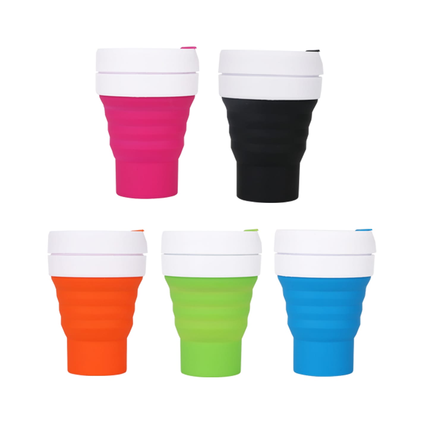355ml Collapsible Silicon Coffee Cup - PCD010 Image 