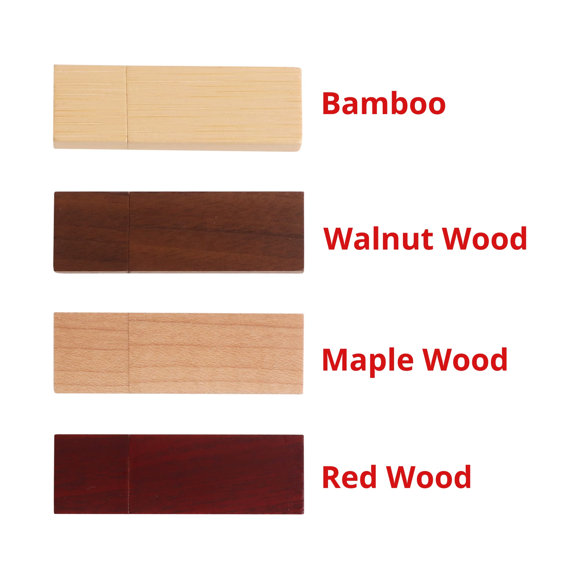 Wooden Credit Card Flash Drive - PCUW11 Image 